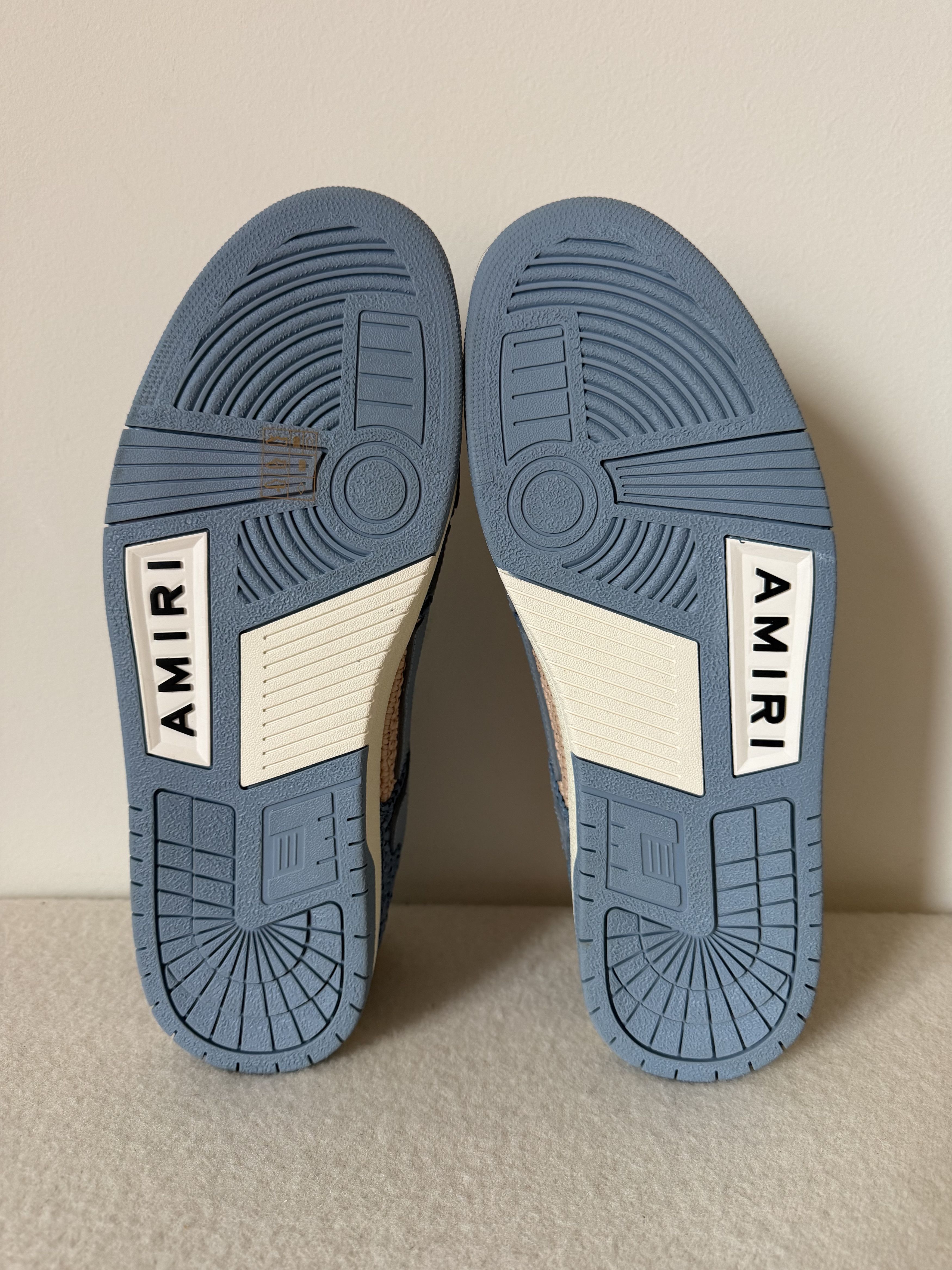 Amiri Amiri Raffia Skel Top Low in Blue Size US 12 / EU 45 - 6 Thumbnail