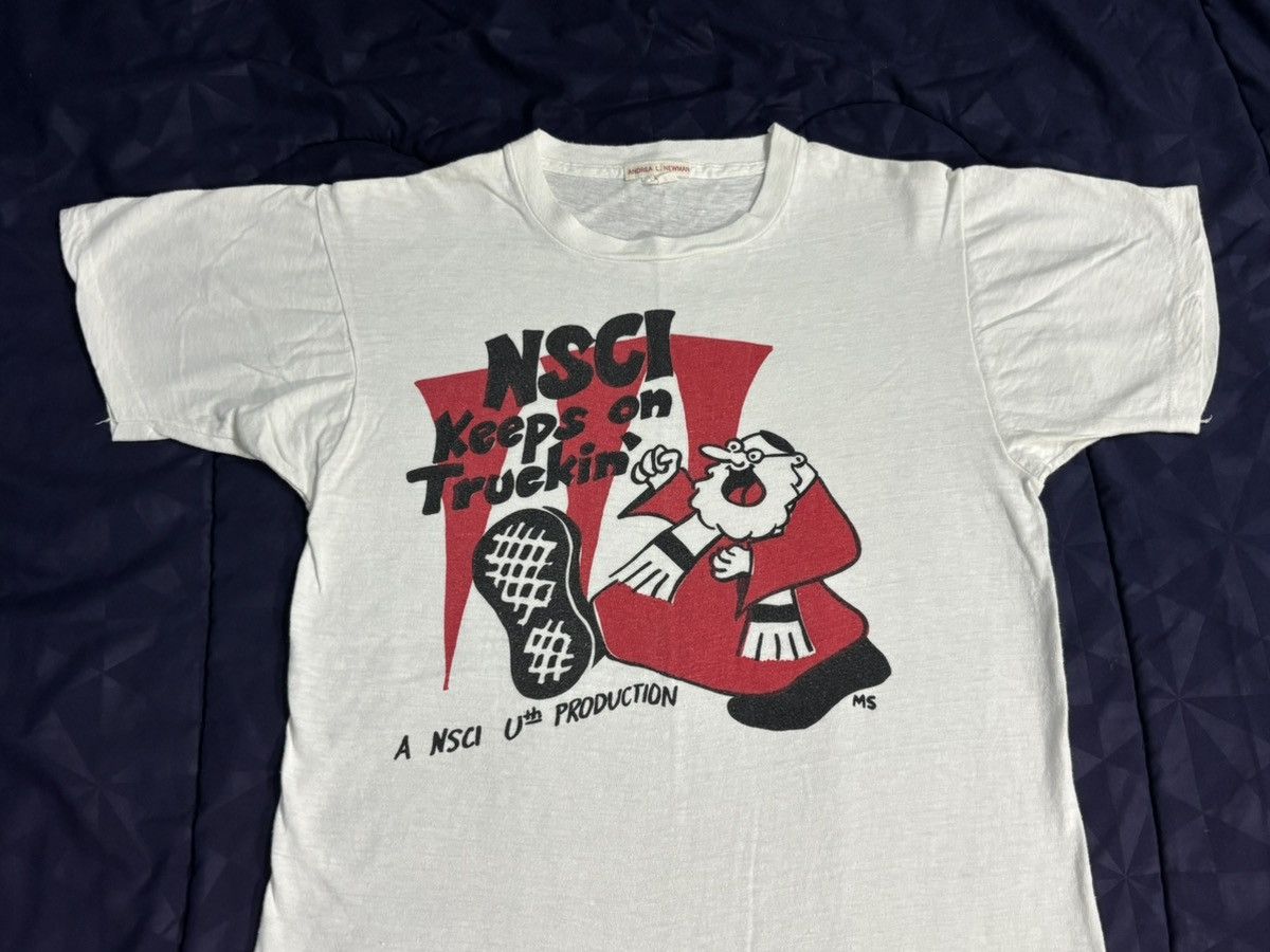 Vintage Vintage 1970s NSCI Keeps On Truckin Size US S / EU 44-46 / 1 - 3 Thumbnail