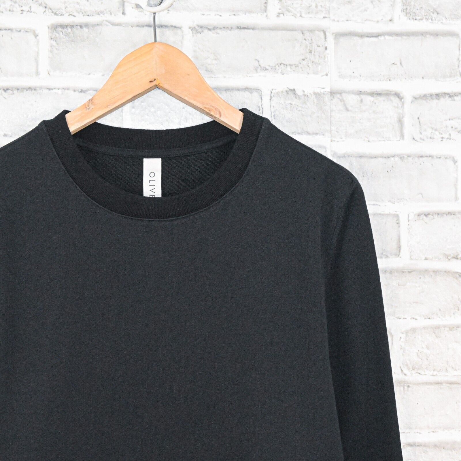 Olivers Apparel Olivers Apparel Men's French Terry Crew Sweatshirt in Black Size US M / EU 48-50 / 2 - 5 Thumbnail