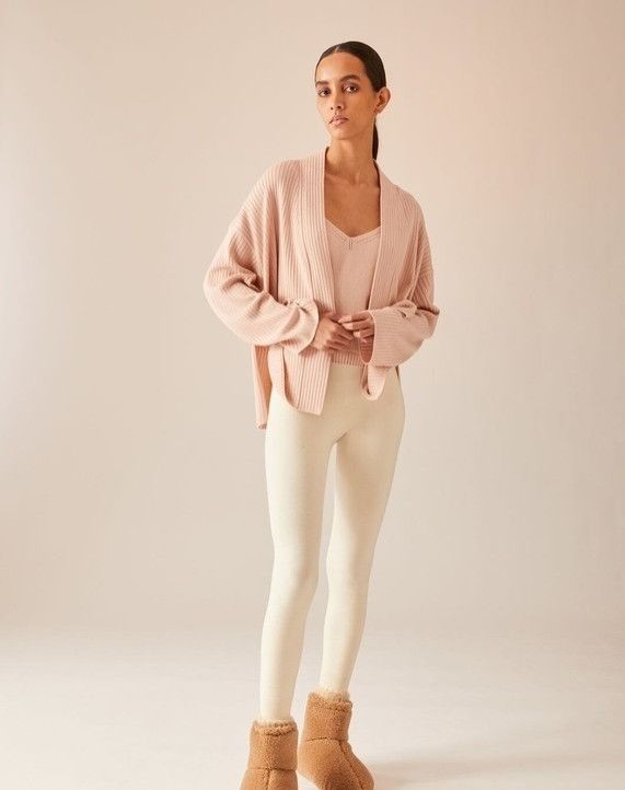 Loro Piana o1srvl11e1024 Cocooning Silk Cardigan in Pink Size L / US 10 / IT 46 - 5 Thumbnail
