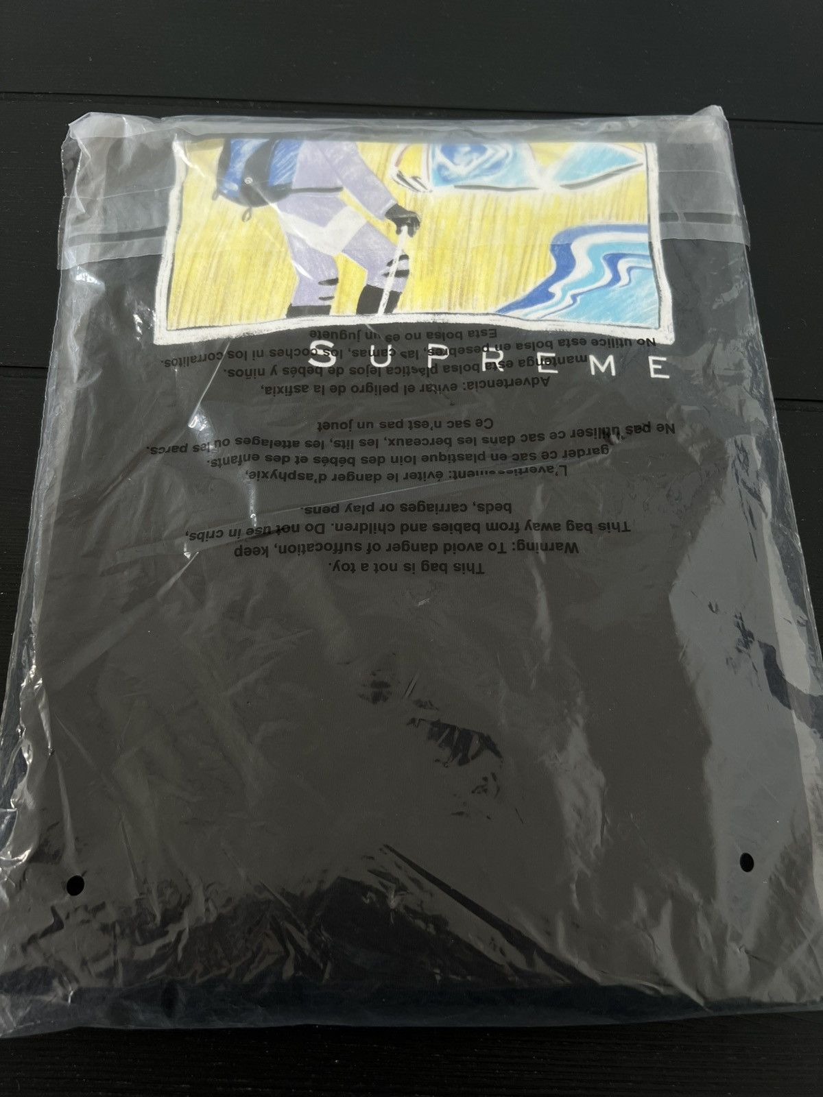 Supreme × The North Face Supreme The North Face Sketch S/S Top Black Large Size US L / EU 52-54 / 3 - 3 Thumbnail