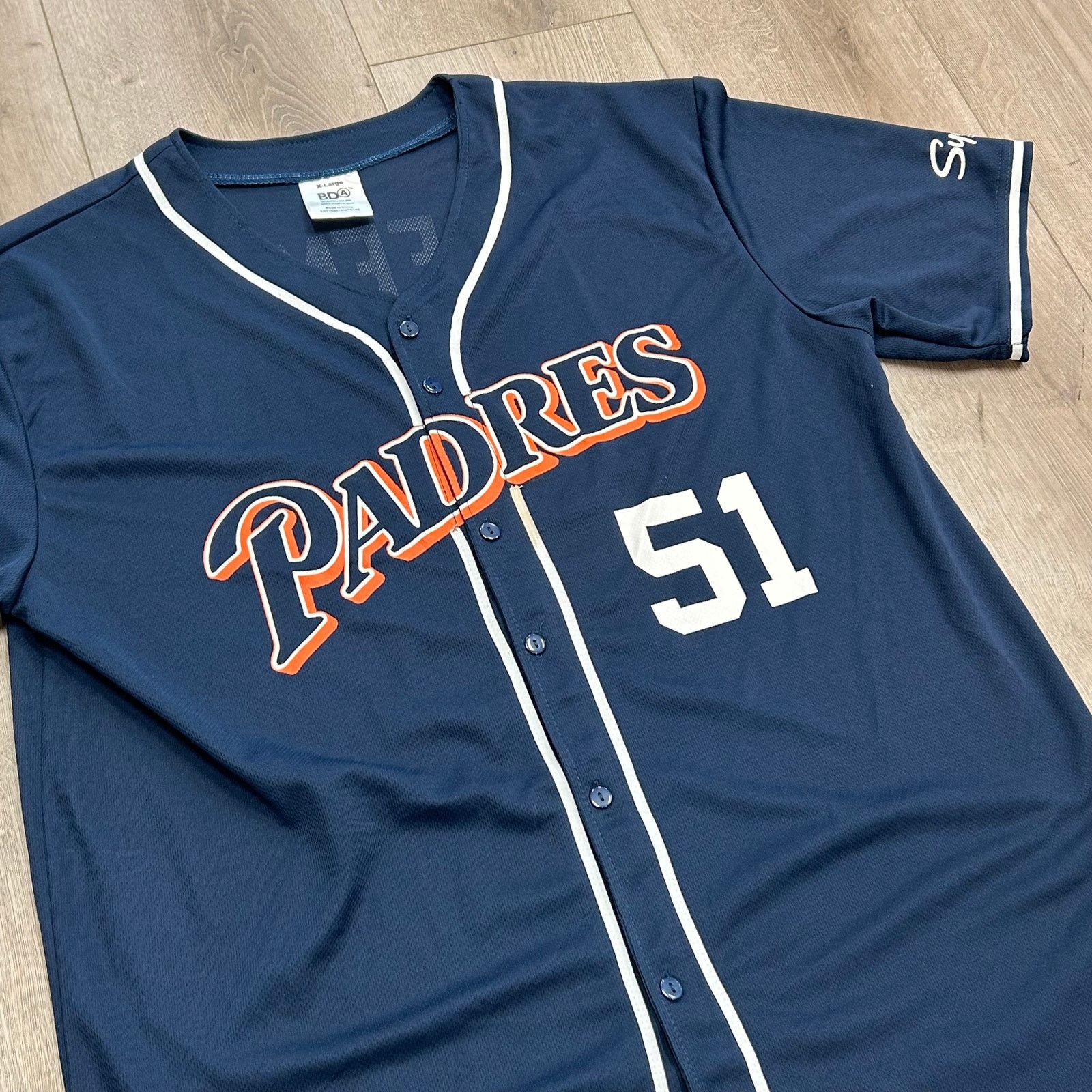 MLB San Diego Padres Hoffman 51 baseball jersey Navy size XL B8 Size US XL / EU 56 / 4 - 2 Thumbnail