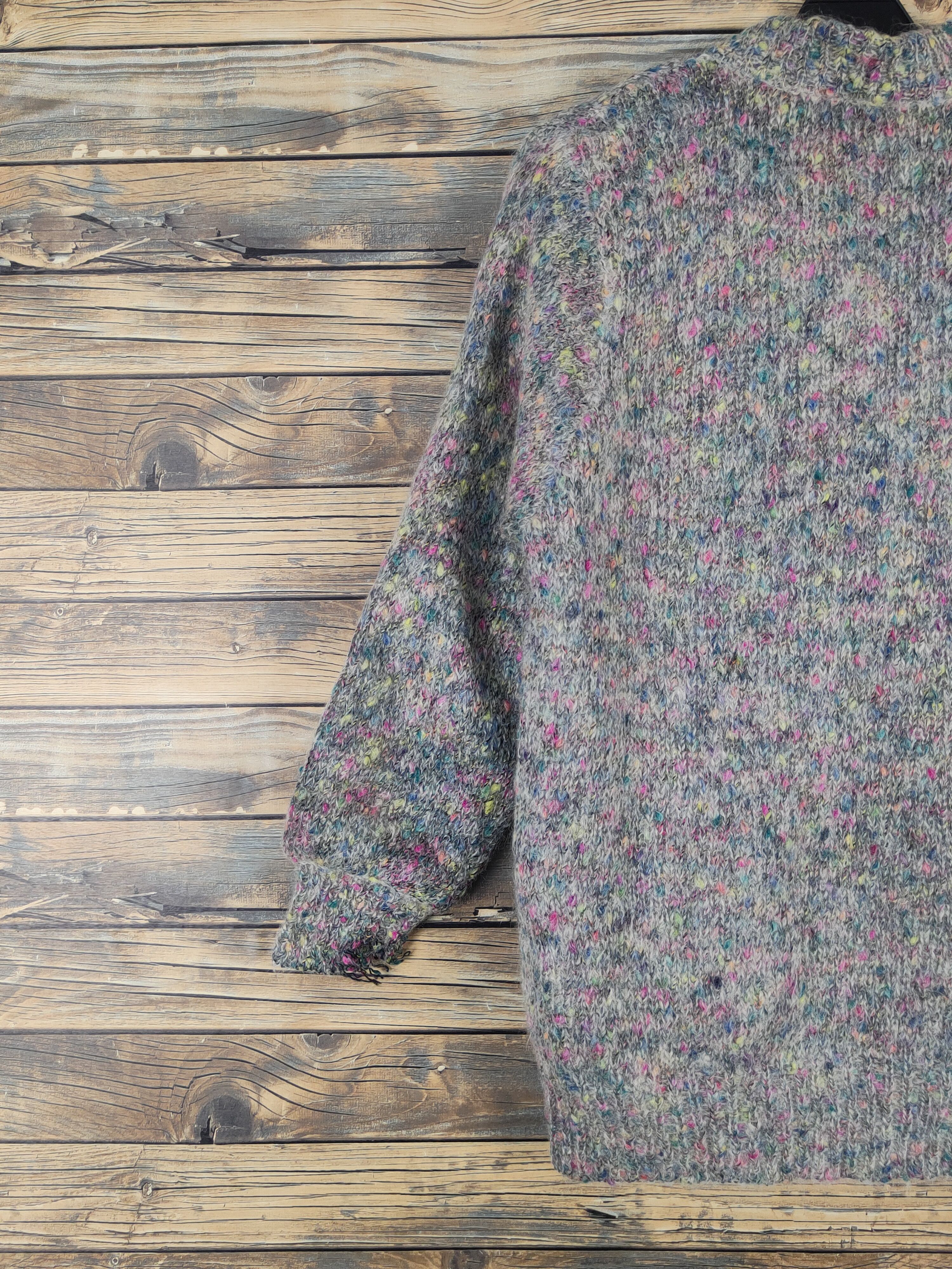 Japanese Brand Ju-Eight Gray vintage Knitwear Sweaters #W1275 Size M / US 6-8 / IT 42-44 - 10 Thumbnail