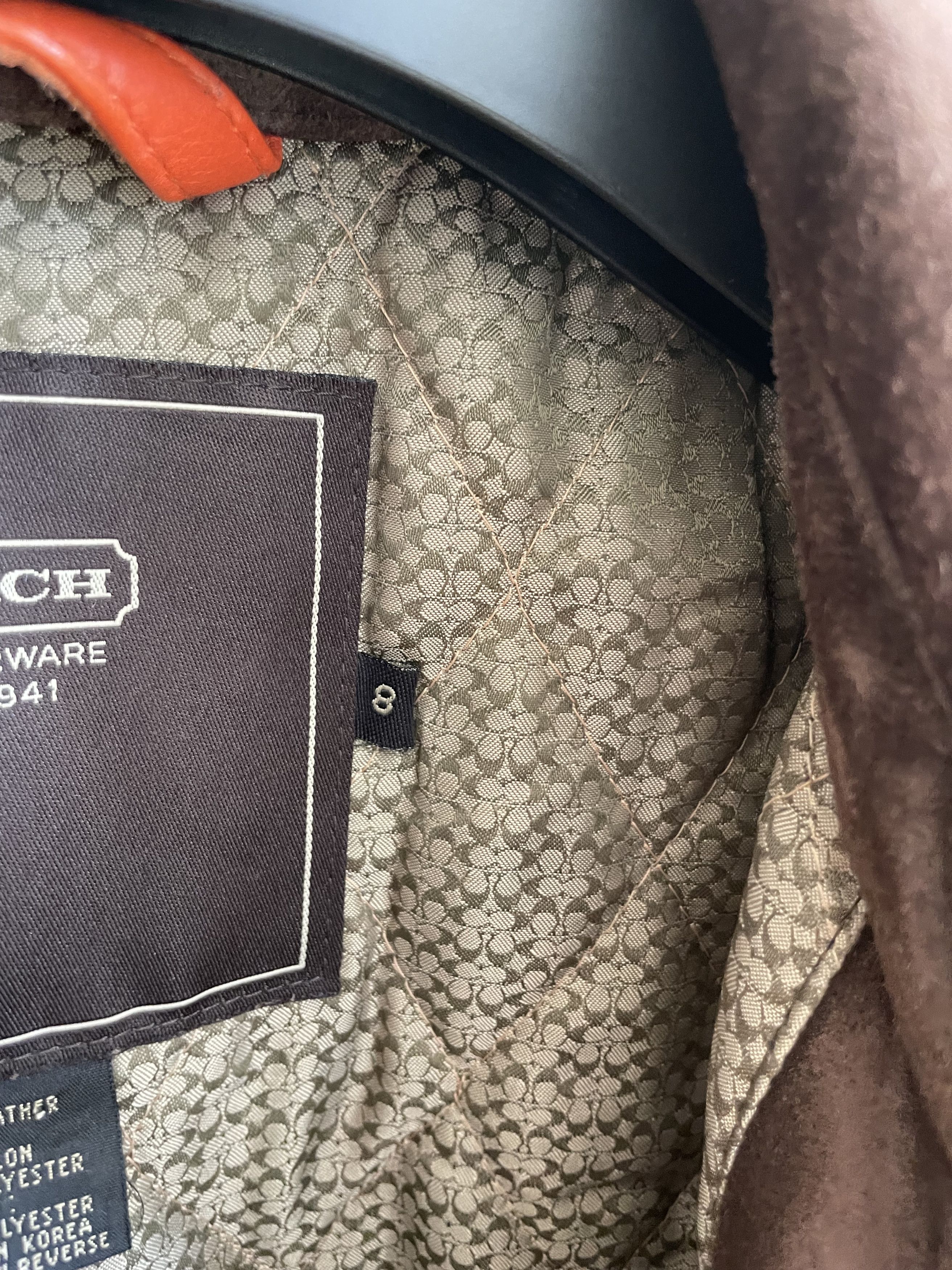 Coach Coach Suede Leather Jacket Size M / US 6-8 / IT 42-44 - 4 Thumbnail