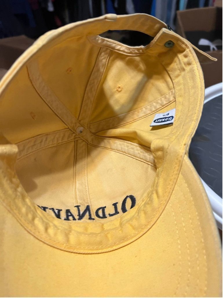 Old Navy Men's Old Navy Baseball Cap One Size Yellow Navy Size 42 - 5 Thumbnail
