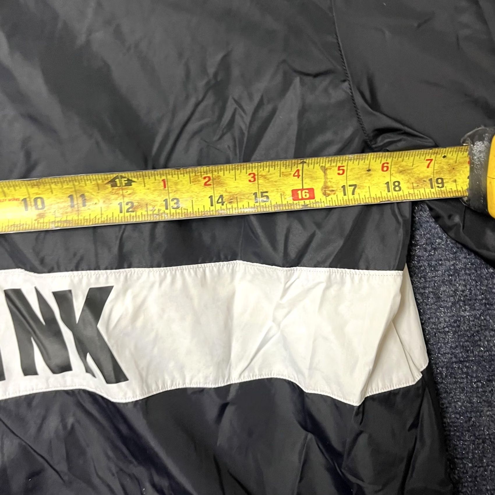 Vintage PINK Victoria'S Secret Windbreaker XS-S Black Nylon Jacket Size XS / US 0-2 / IT 36-38 - 7 Thumbnail