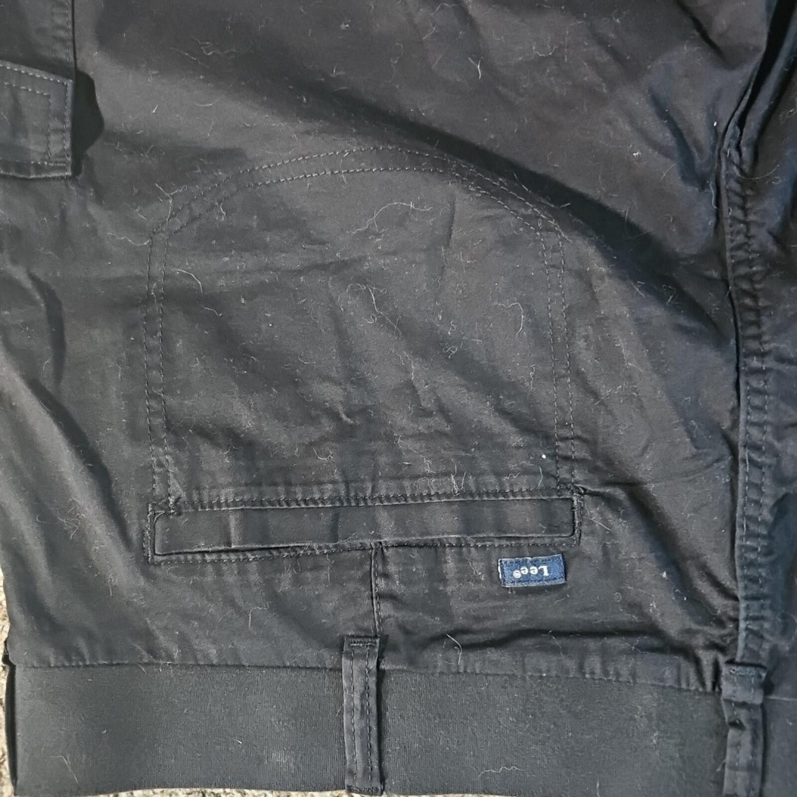 Lee Lee Relaxed Fit Midrise Plus 22W Medium Black Shorts NWT Size 42" / US 20 - 8 Thumbnail