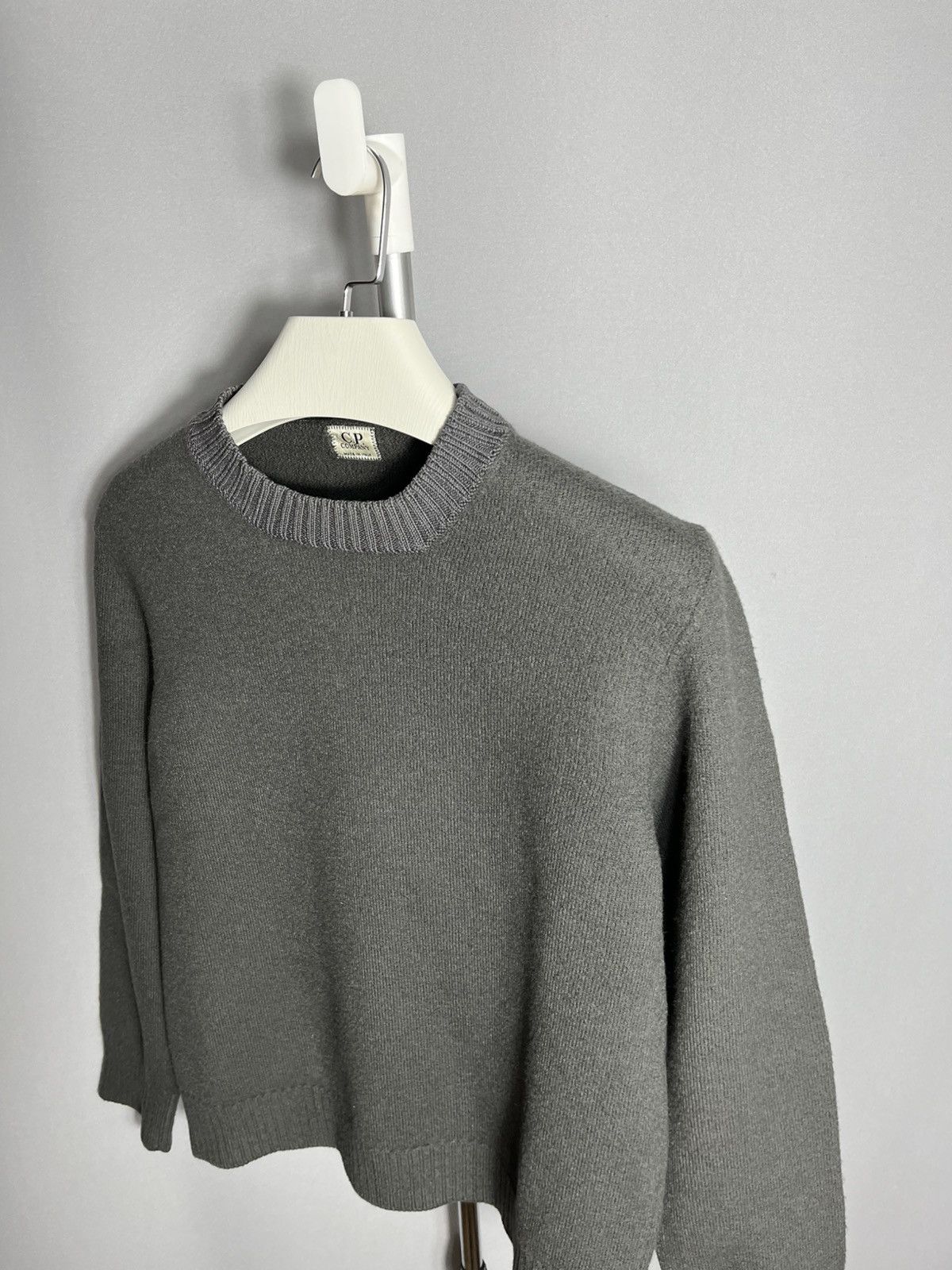 C.P. Company CP Company knit sweater wool mens grey vintage 90s italy Size US M / EU 48-50 / 2 - 2 Thumbnail