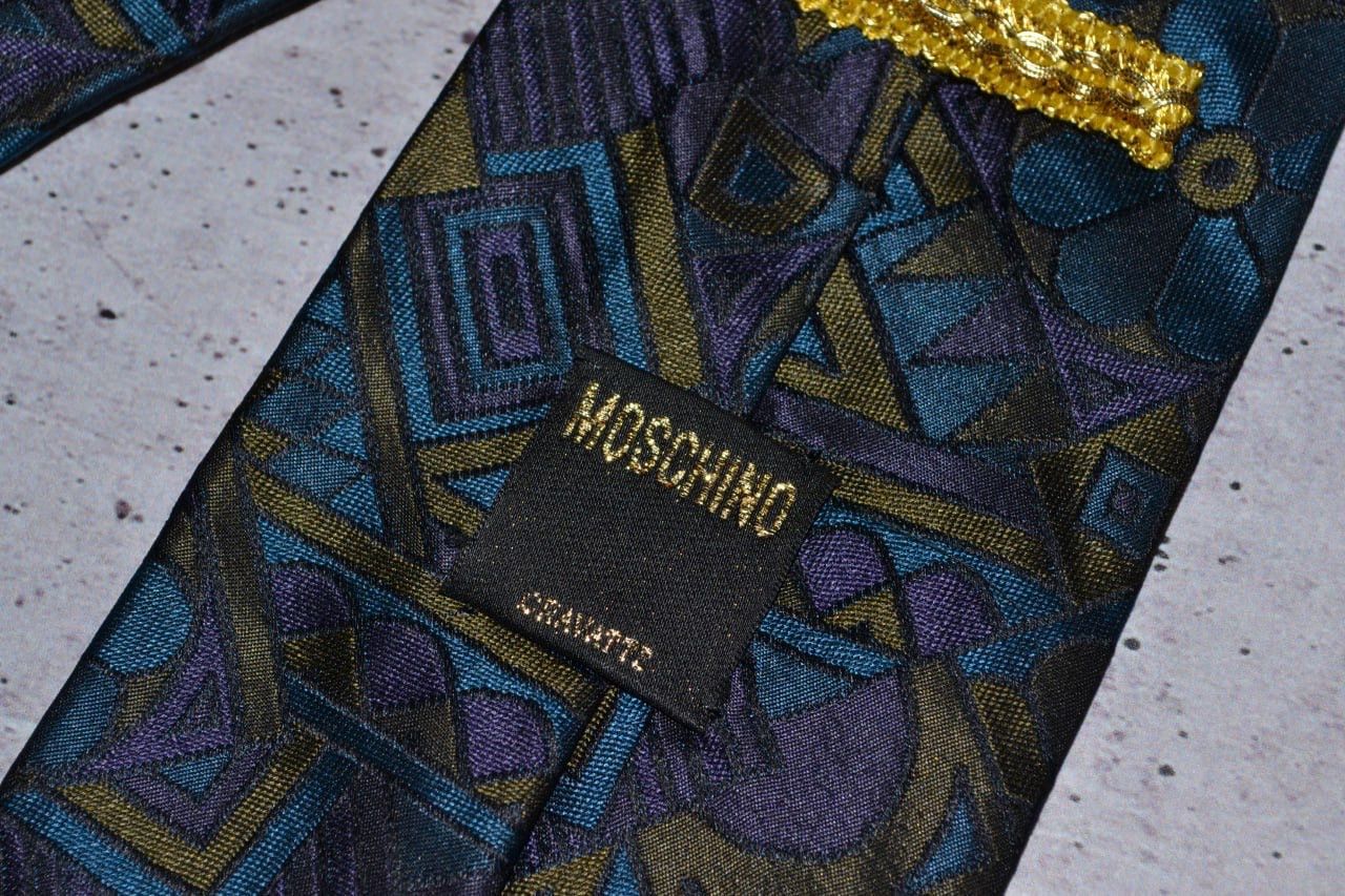 Moschino × Vintage Vintage Moschino Tie Silk Size ONE SIZE - 6 Thumbnail