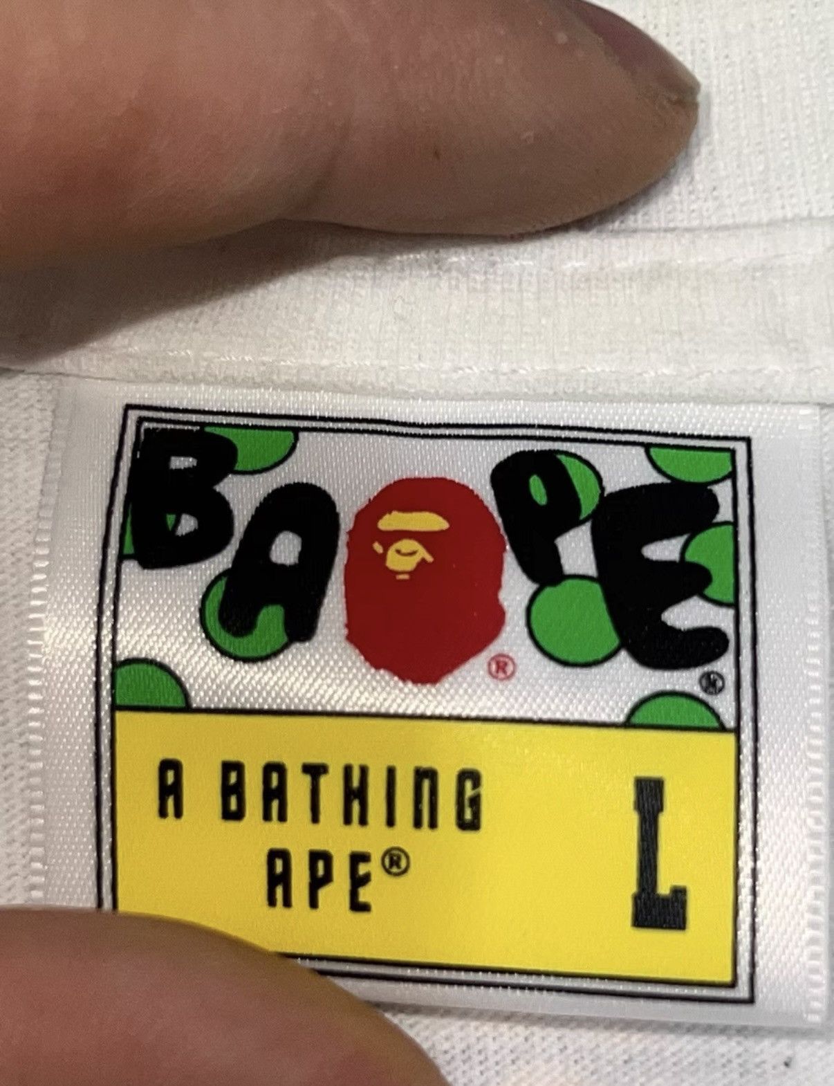 Bape BAPE x God Selection White Tee Size US L / EU 52-54 / 3 - 3 Thumbnail