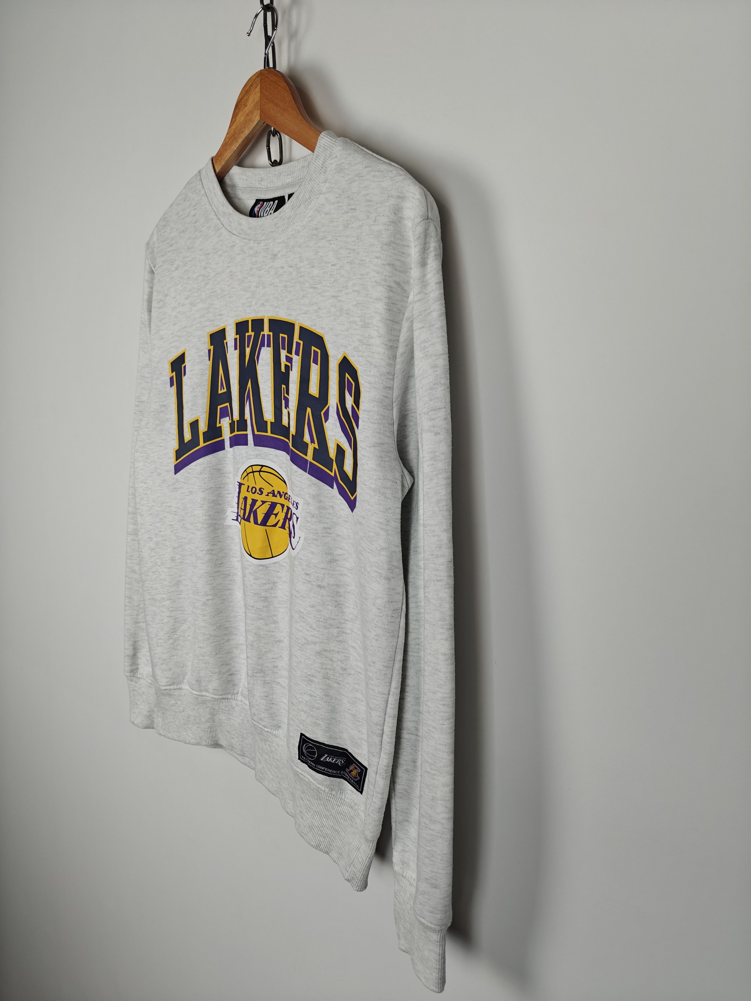 NBA NBA Lakers Sweatshirt Crewneck Logo Pullover Gray size S Size US S / EU 44-46 / 1 - 7 Thumbnail