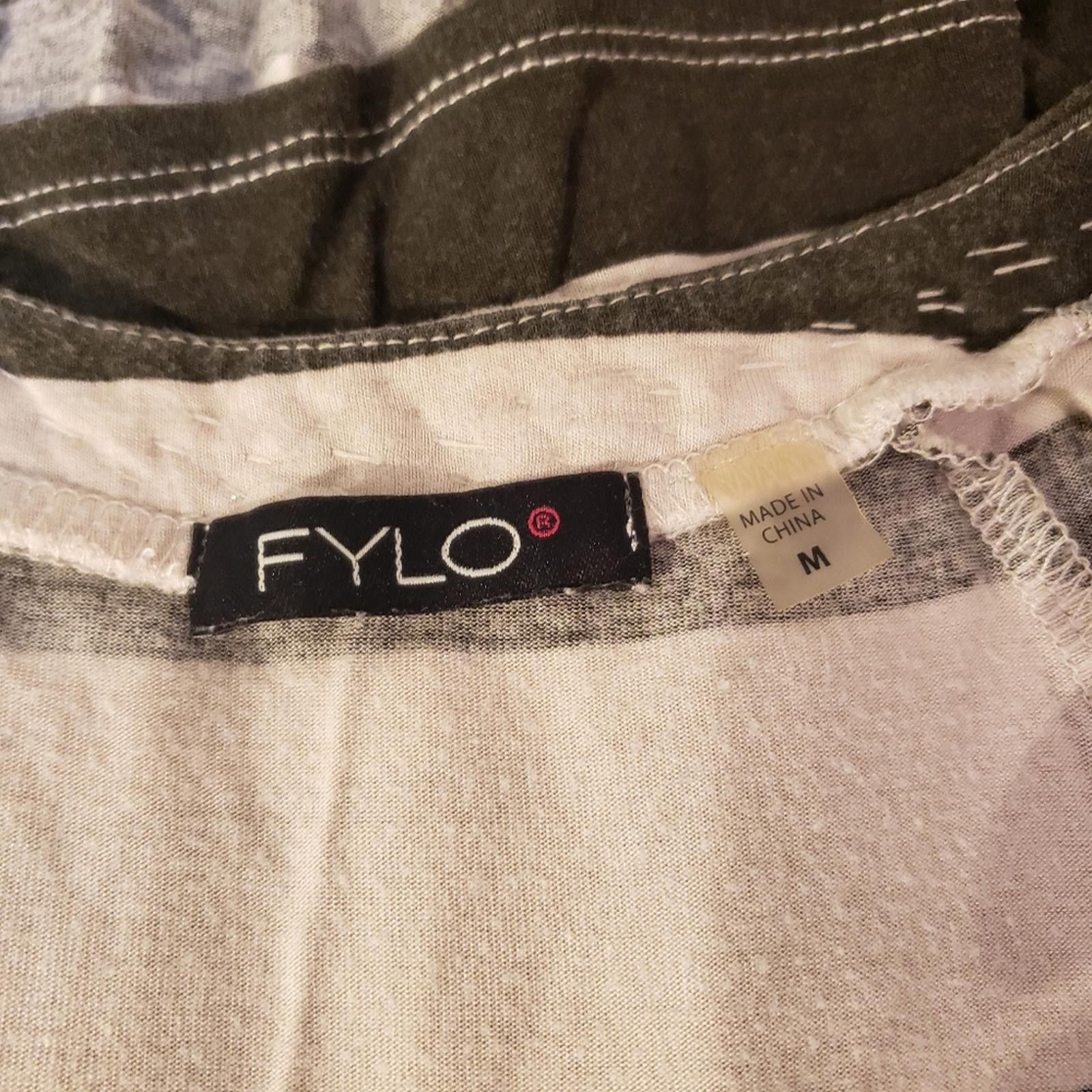 Pink Floyd Fylo Brown & tan stripped top with chains M Size M / US 6-8 / IT 42-44 - 2 Thumbnail