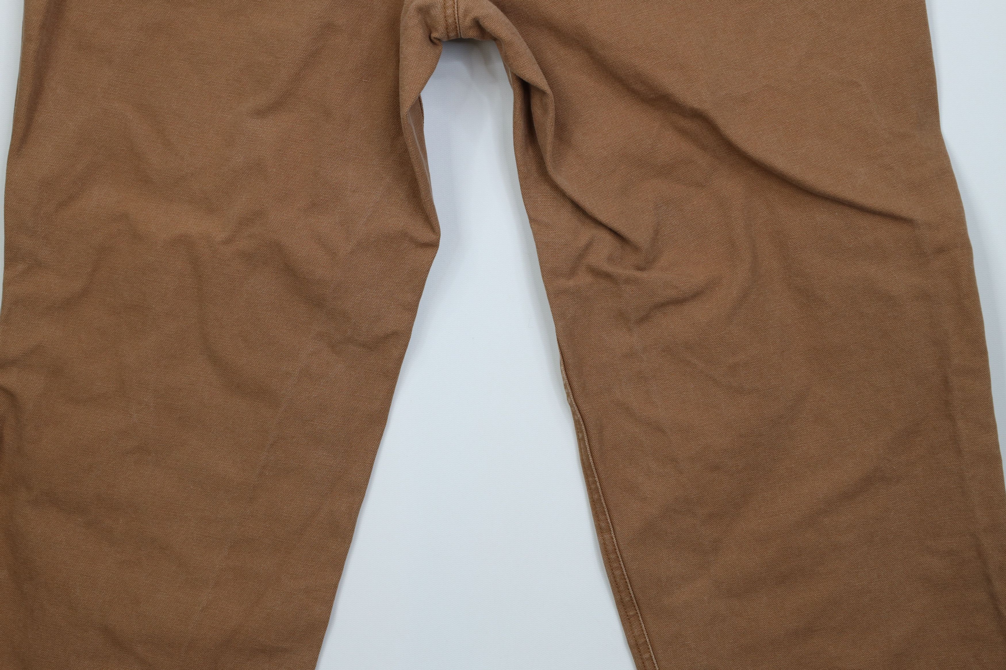 Cabelas Vintage 90s Cabelas Canvas Wide Leg Pants Brown Cotton Size US 32 / EU 48 - 12 Thumbnail