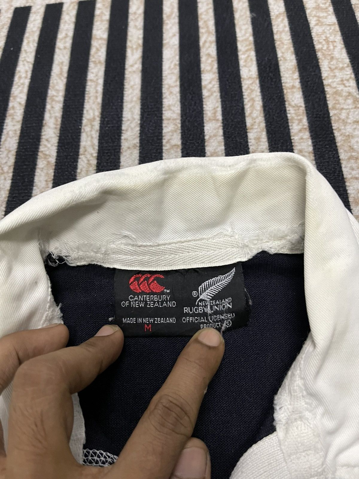 All Blacks 90s CANTERBURY ALL BLACK LONG SLEEVE RUGBY SHIRT Size US M / EU 48-50 / 2 - 12 Thumbnail