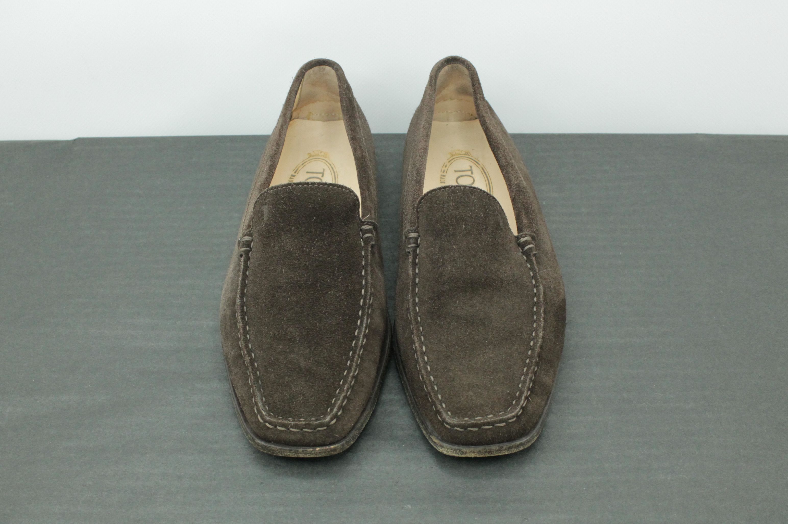 Tod's Tod's Brown Suede Slip On Driving Mocassine Loafers Women's Size US 8.5 / IT 38.5 - 3 Thumbnail