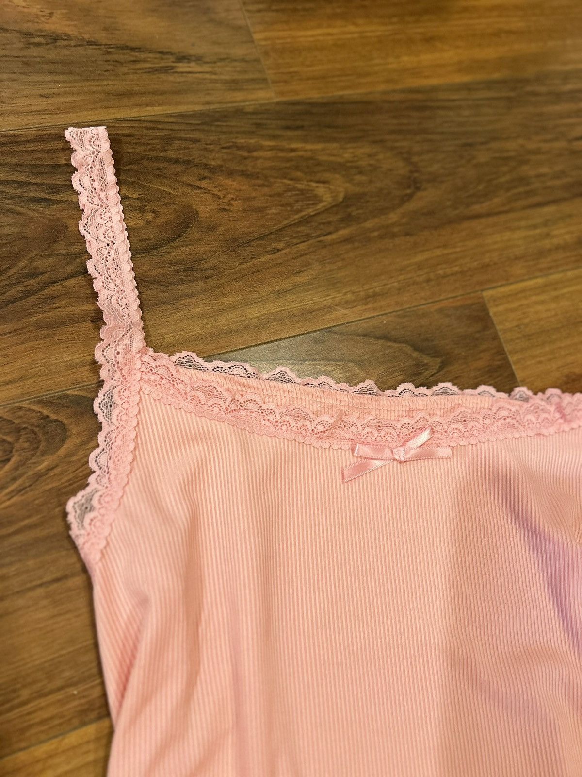 Shein Medium Pink Lace Tank Top Size M / US 6-8 / IT 42-44 - 4 Thumbnail