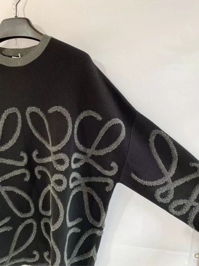 Loewe LOEWE Jacquard embroidered sweater with full print Size L / US 10 / IT 46 - 4 Thumbnail