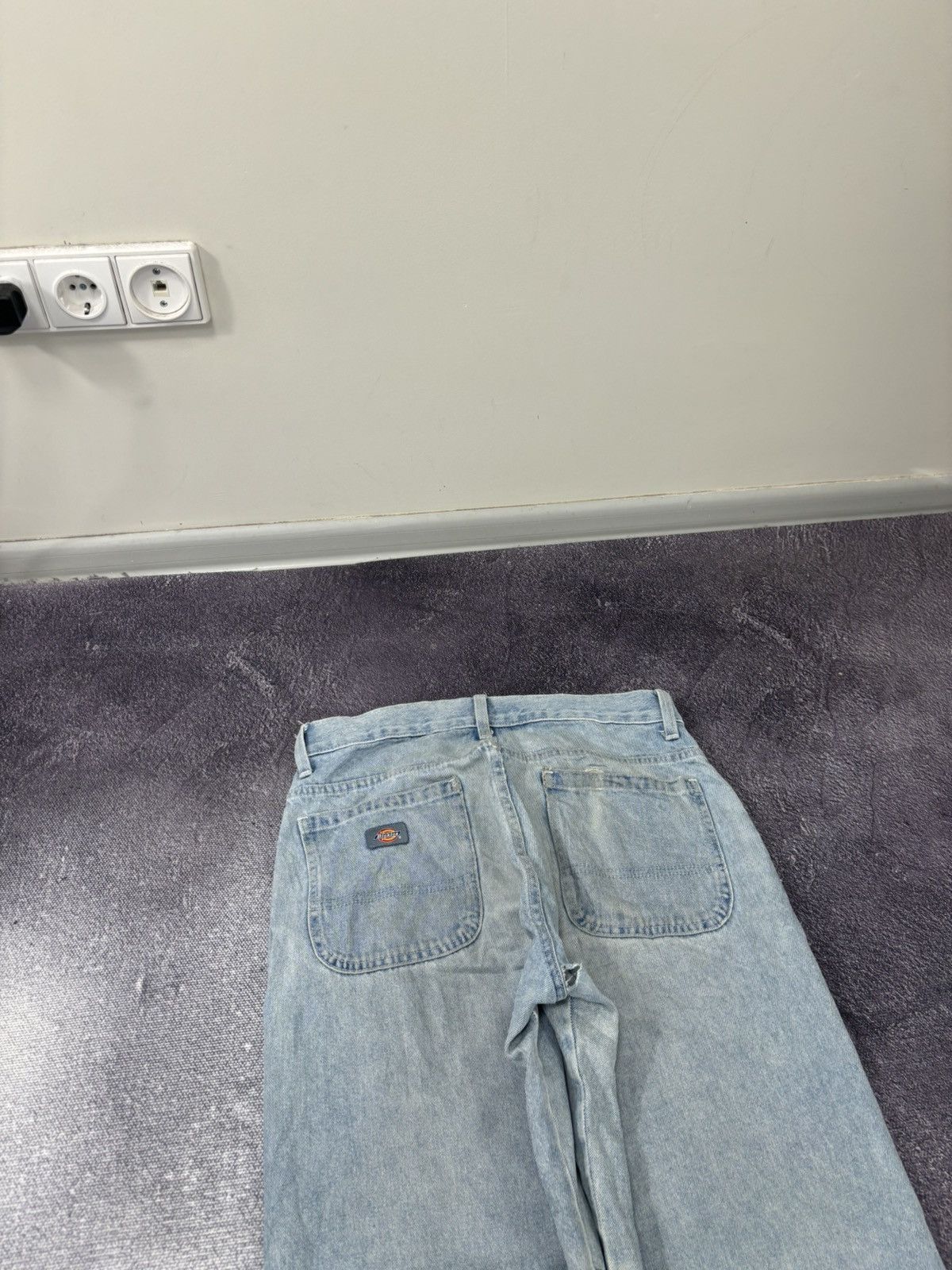 Dickies Vintage Dickies Double Knee Light Blue Denim Baggy Jeans Size US 30 / EU 46 - 11 Thumbnail