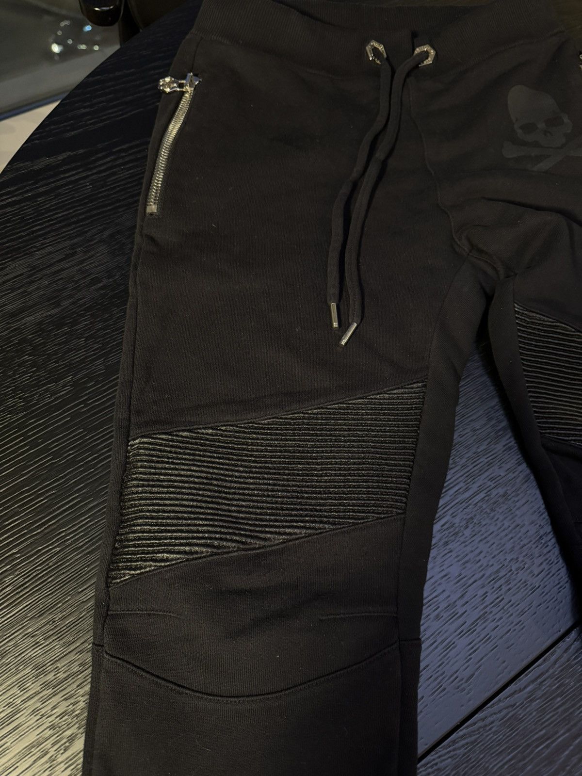Philipp Plein Biker leather joggers Size US 28 / EU 44 - 2 Thumbnail