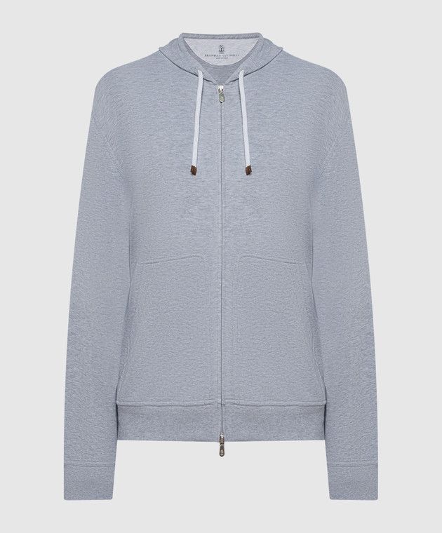 Brunello Cucinelli o1w1db10924 Cardigan in Grey Size US XXL / EU 58 / 5 - 1 Thumbnail