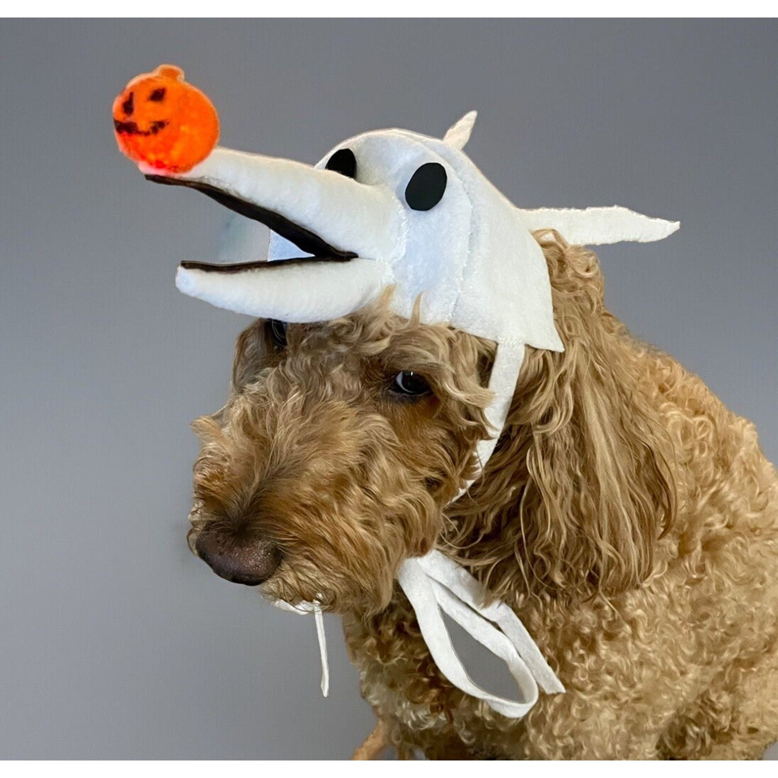 The Unbranded Brand Nightmare Before Christmas Zero Costume Hat Dog Lighted Nose Size ONE SIZE - 2 Thumbnail
