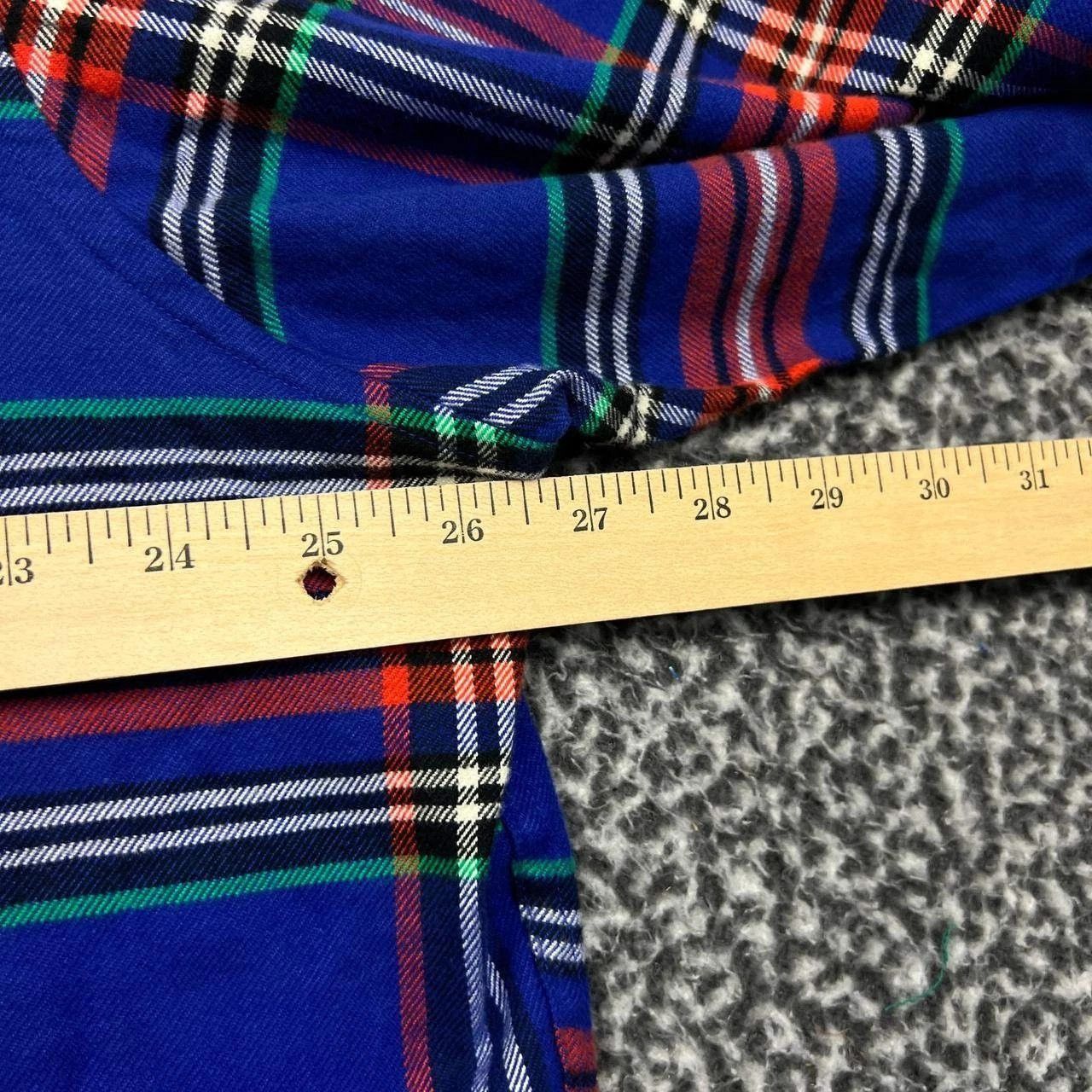 Lands' End Lands' End Button Down Shirt Men Flannel Plaid Cotton XL Size US XL / EU 56 / 4 - 7 Thumbnail