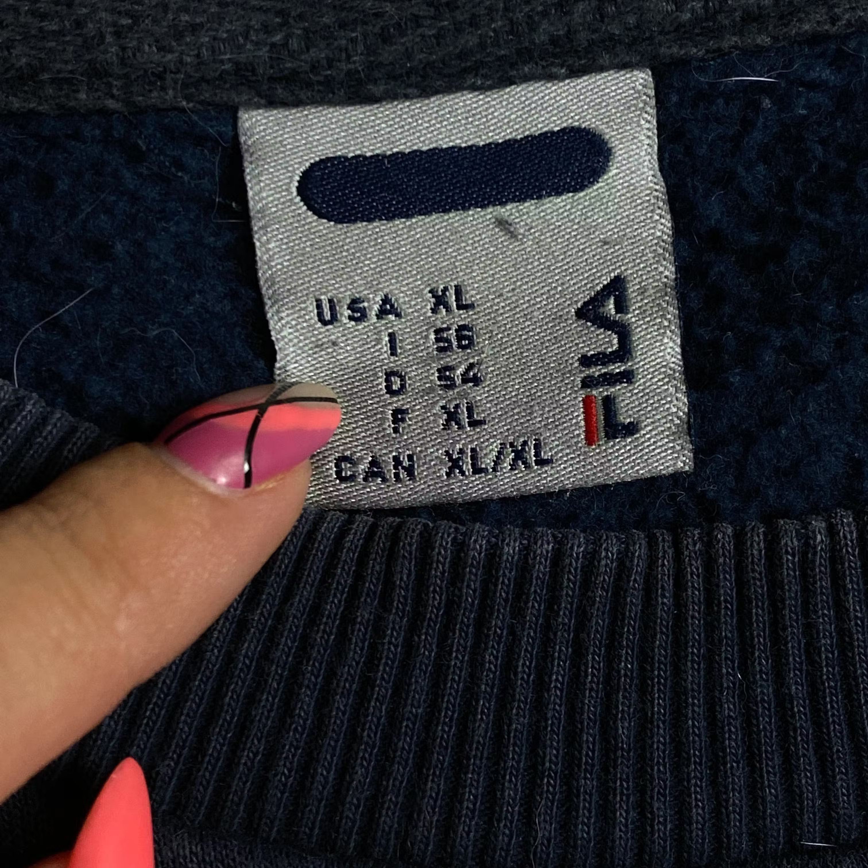 Fila × Vintage Mens Sweatshirt Fila Vintage Big Logo Size XL Size US XL / EU 56 / 4 - 4 Thumbnail