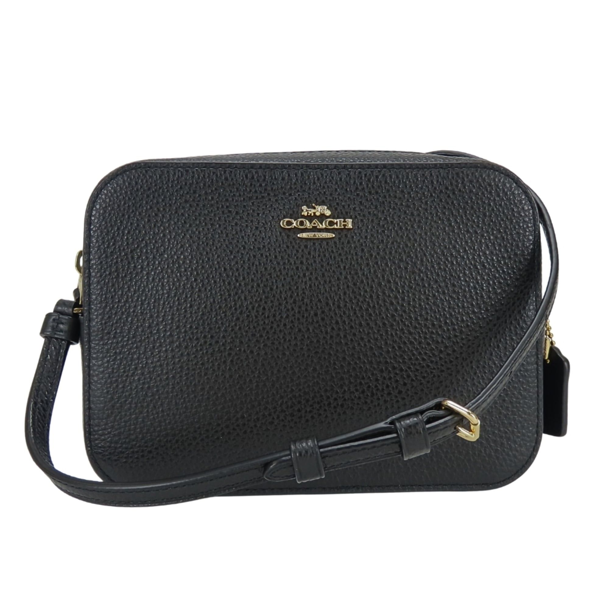 Coach Coach Shoulder Bag Pochette 87734 Leather Black Gold Hardware Mini Women's COACH Size ONE SIZE - 1 Thumbnail