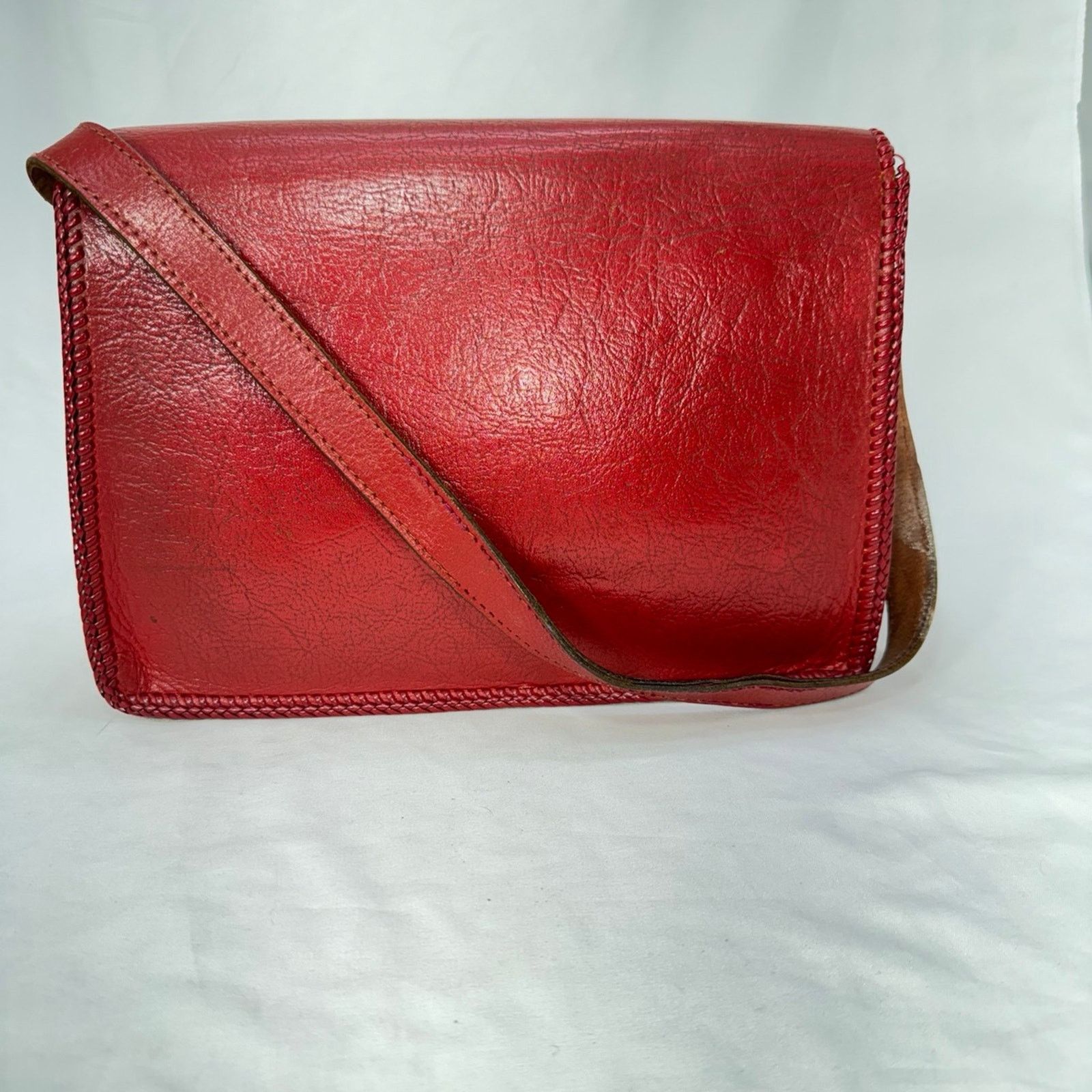NBDN Nobrandedon VTG leather handbag Size ONE SIZE - 4 Thumbnail