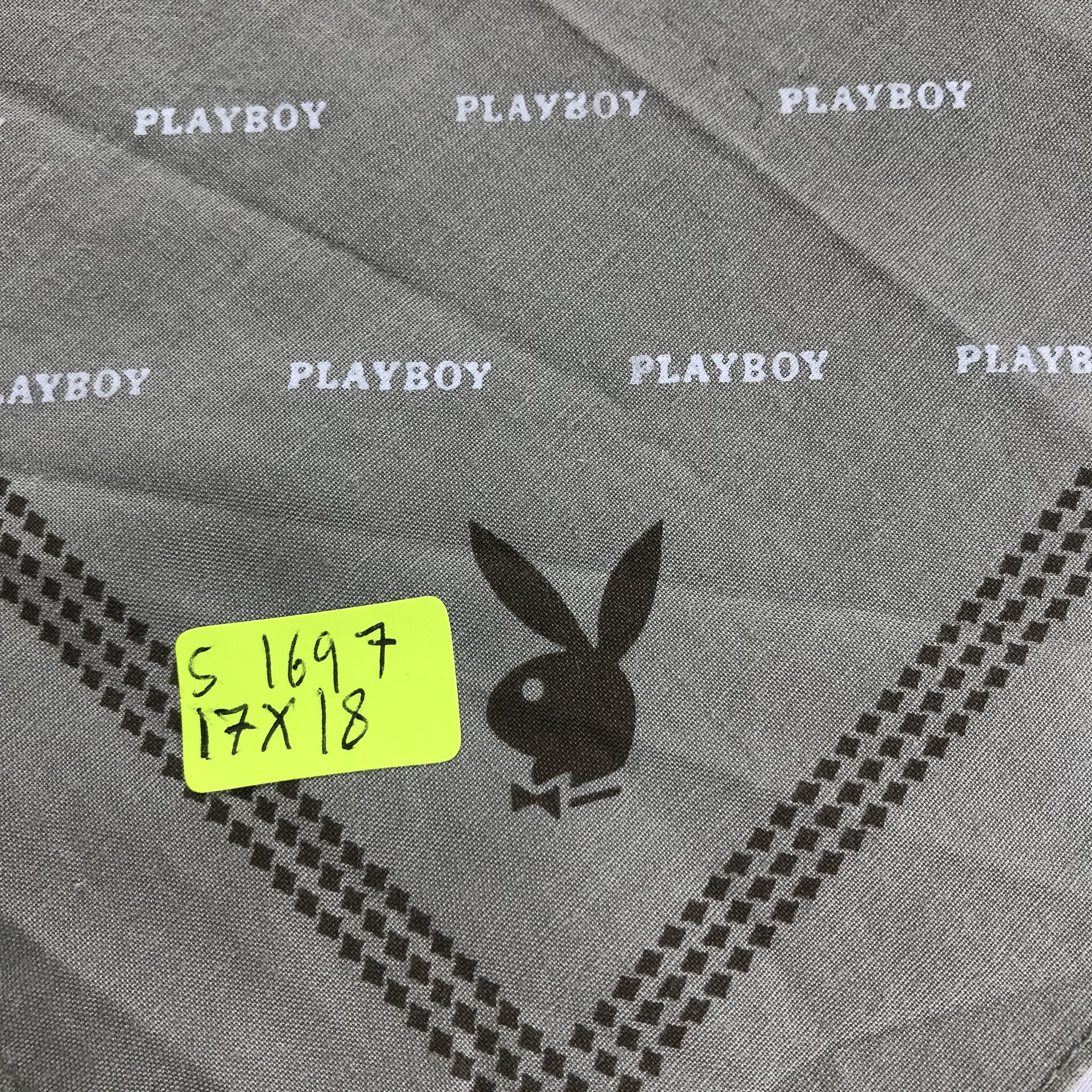 Playboy × Vintage Playboy Bandana / Handkerchief / Neckerchief - S1697 Size ONE SIZE - 5 Thumbnail