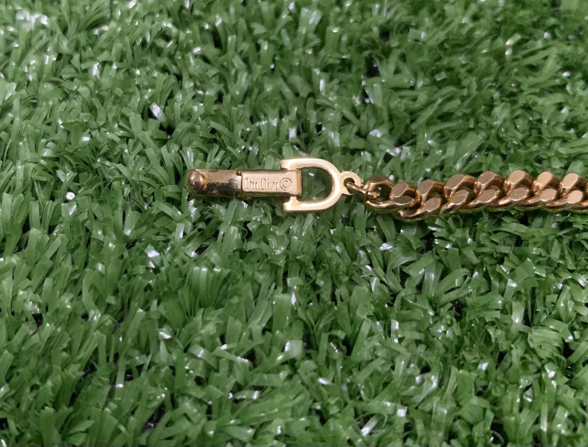 Christian Dior Monsieur Vintage Christian Dior Bracelet Gold Colour Logo Chain 1990s Size ONE SIZE - 5 Thumbnail