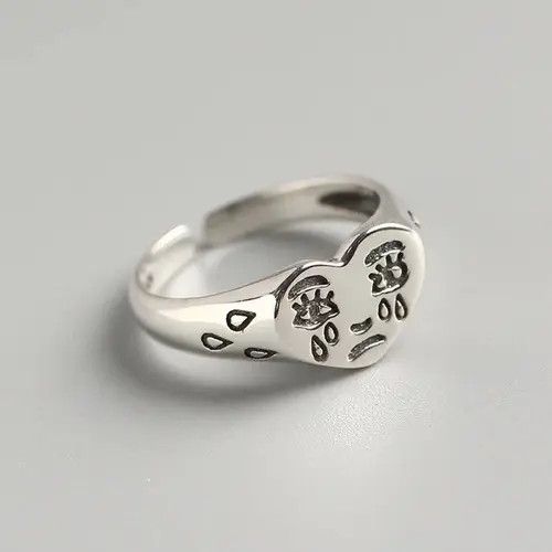 Jewelry × Vintage Crying heart ring Size ONE SIZE - 2 Thumbnail