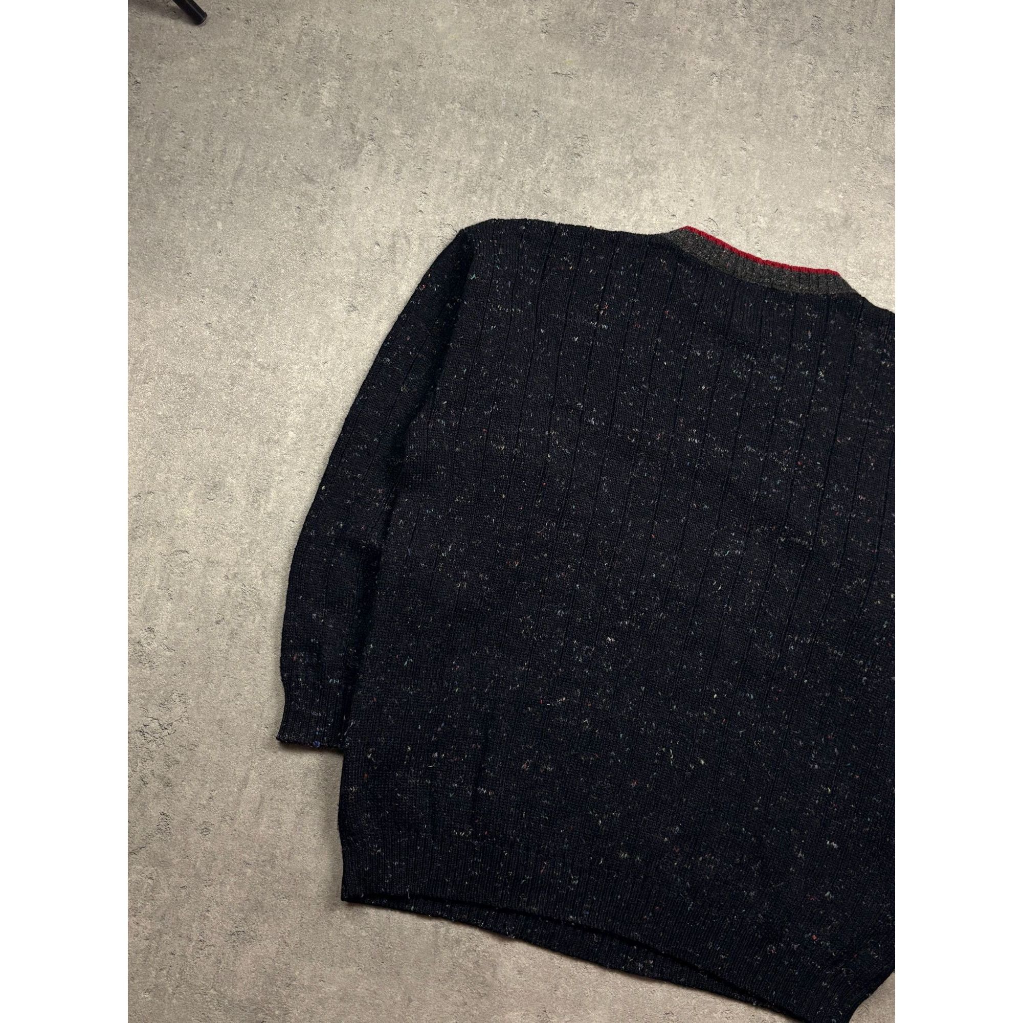 Iceberg Vintage Iceberg Jeans Mens Graphic Knit Sweater Bold Red & G Size US M / EU 48-50 / 2 - 9 Thumbnail
