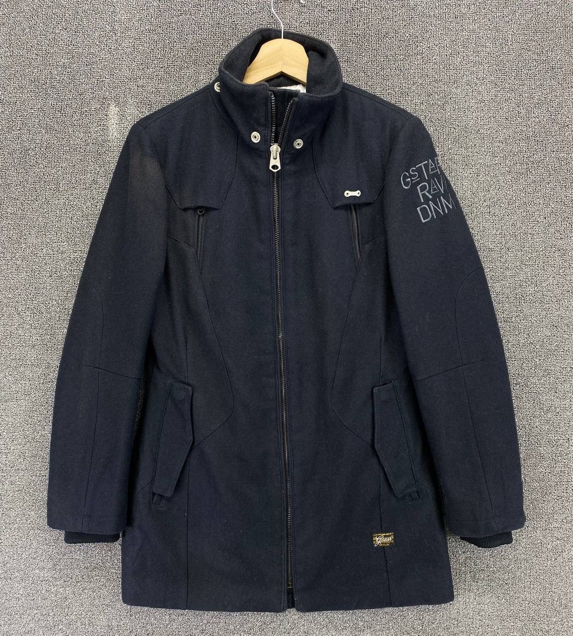 G-Star Vintage G Star Raw Denim Punk Style Wool Jacket Size S / US 4 / IT 40 - 1 Thumbnail