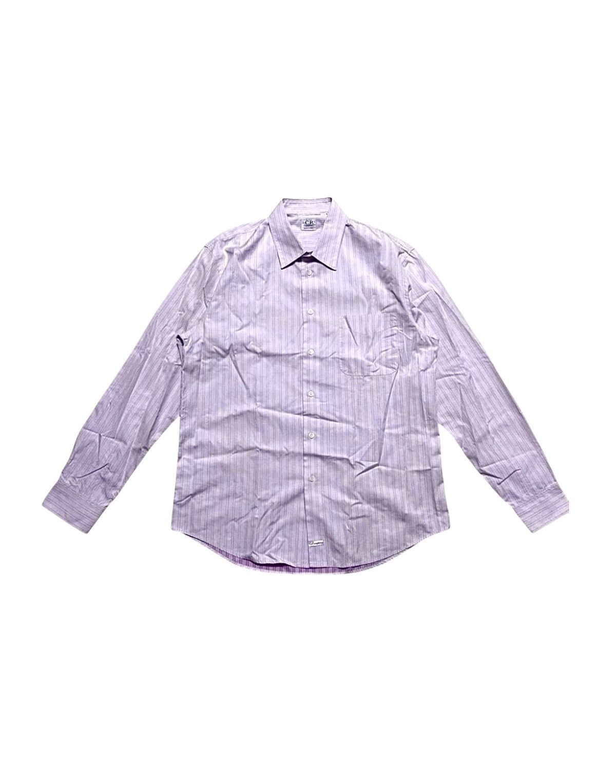 C.P. Company C.P. Company Vintage Pink Striped Long Sleeved Cotton Shirt Size US XL / EU 56 / 4 - 1 Thumbnail