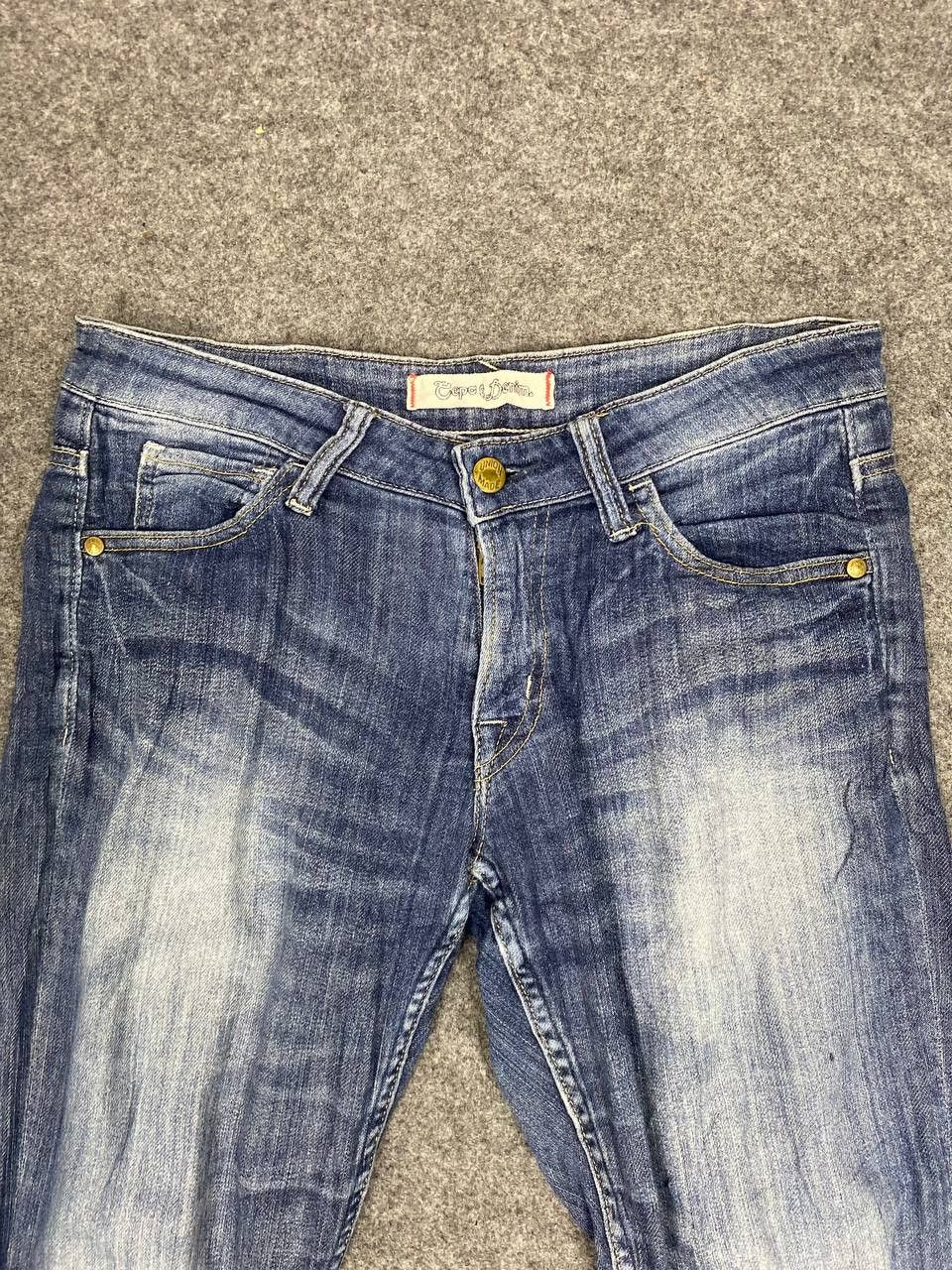 Japanese Brand cepo denim union made distressed denim Size 31" - 7 Thumbnail