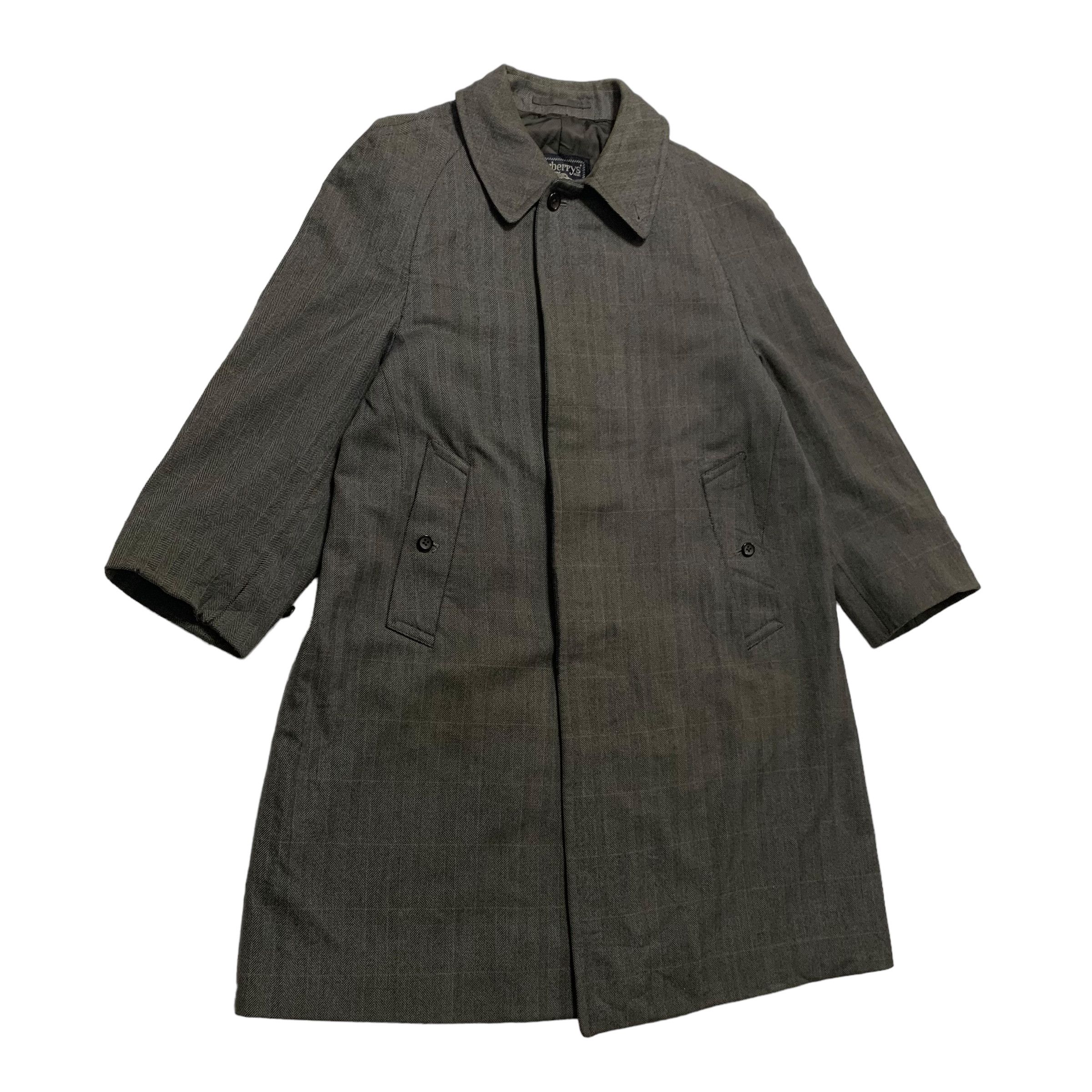 Burberry Vintage 80s Burberrys Checkered Coat Size US S / EU 44-46 / 1 - 2 Thumbnail