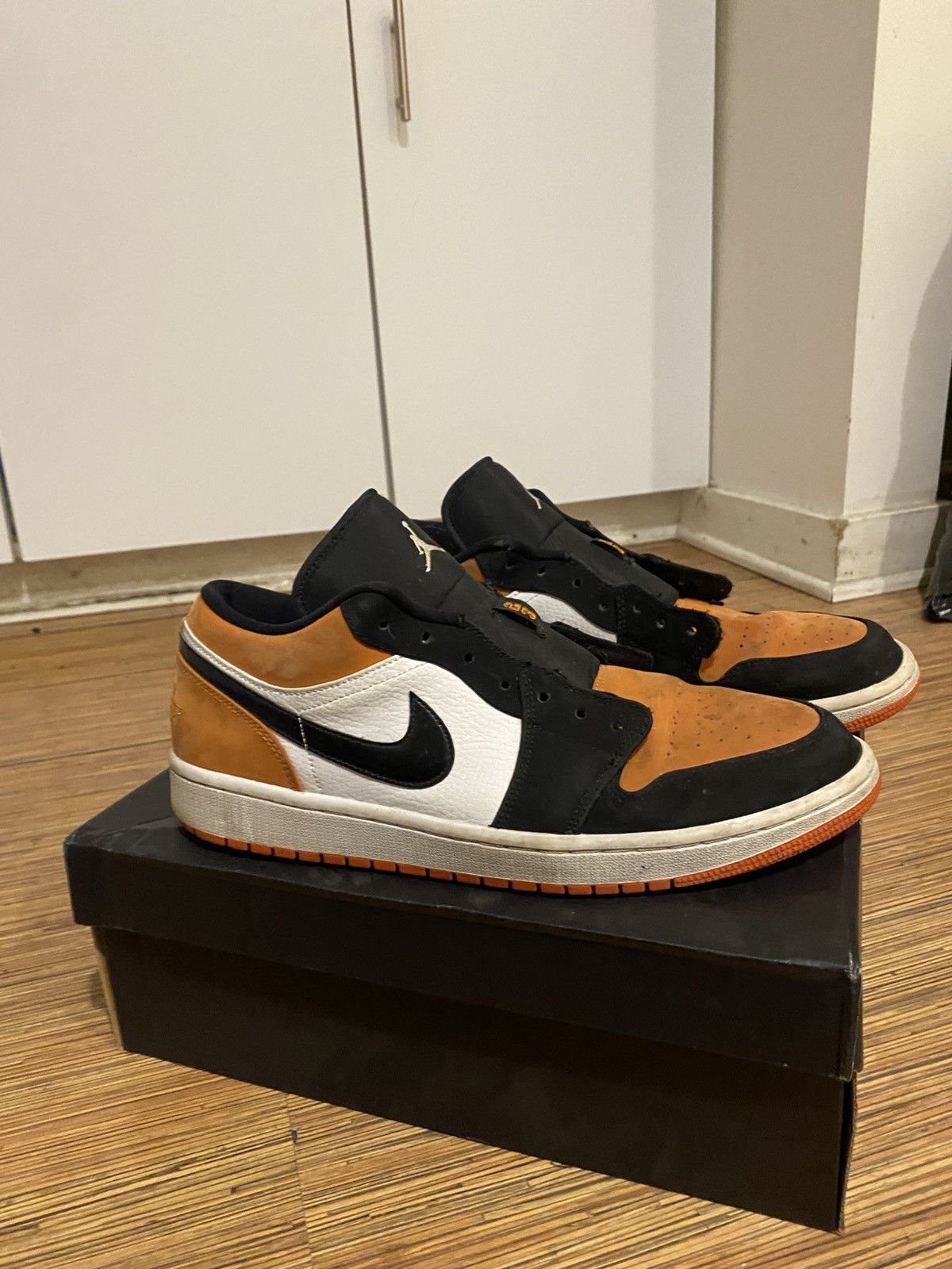 Jordan Brand × Nike Air Jordan Low 1 - Shattered Backboard - Orange/Black Size US 12 / EU 45 - 5 Thumbnail