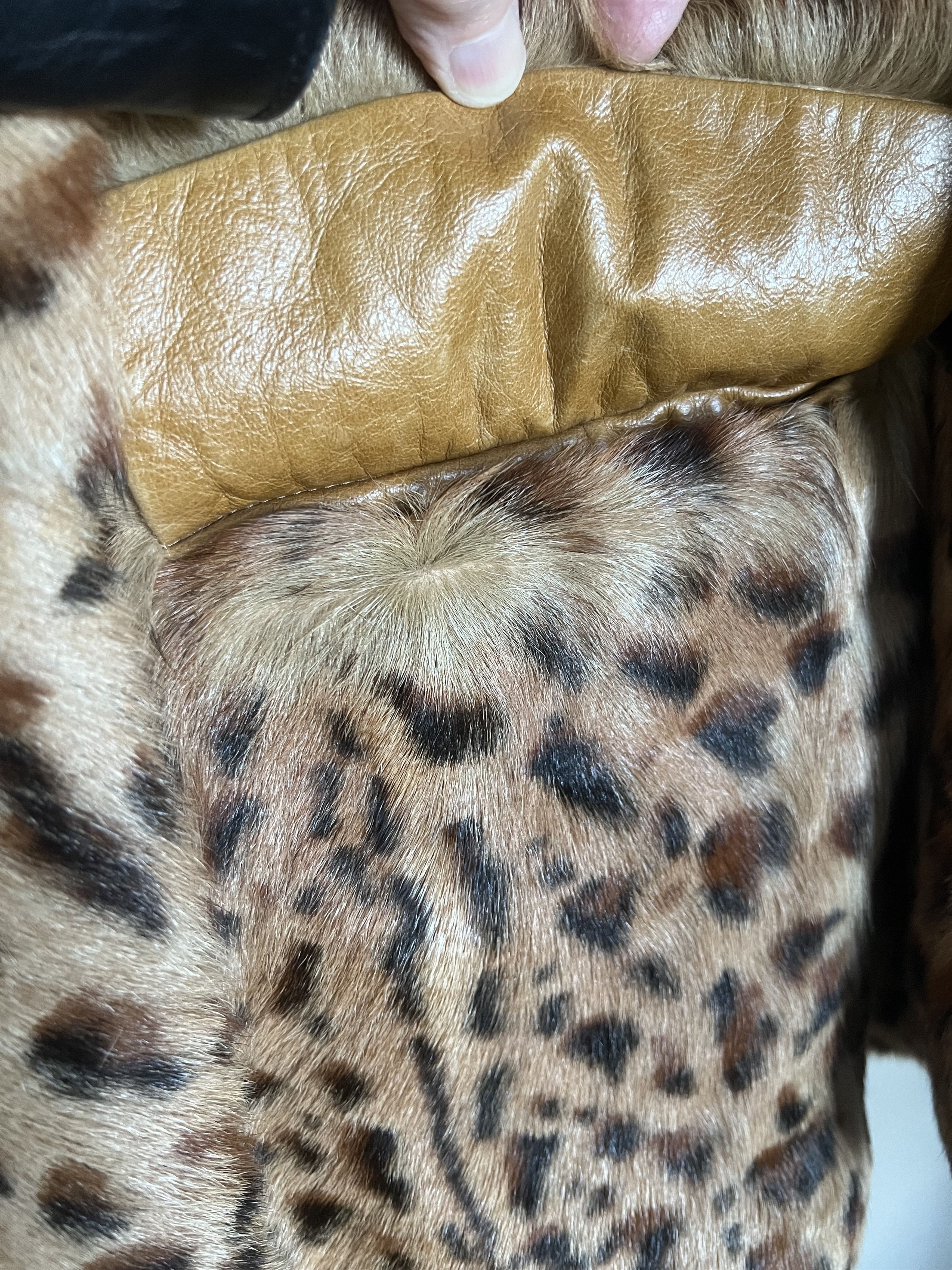 Dries Van Noten GRAIL Leopard-print Fur Coat F/W 2007 Sz M Size US M / EU 48-50 / 2 - 7 Thumbnail