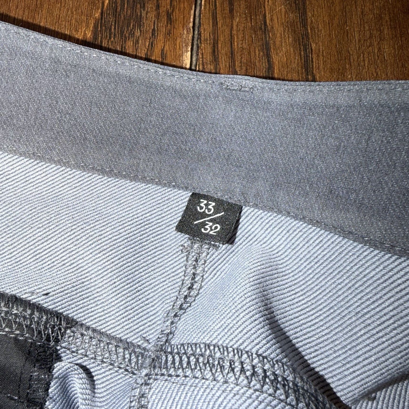 Vintage Public Rec Workday Pants Mens Regular 33x32 Gray Stretch Zip Pocket Chino 5-Pocket Size US 33 - 7 Thumbnail