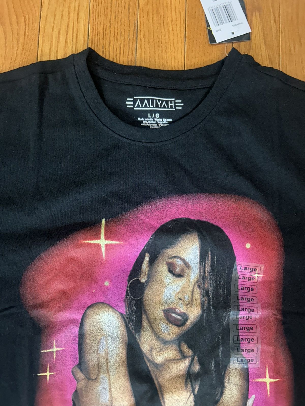 Vintage Aaliyah Vintage Tee Size US L / EU 52-54 / 3 - 7 Thumbnail