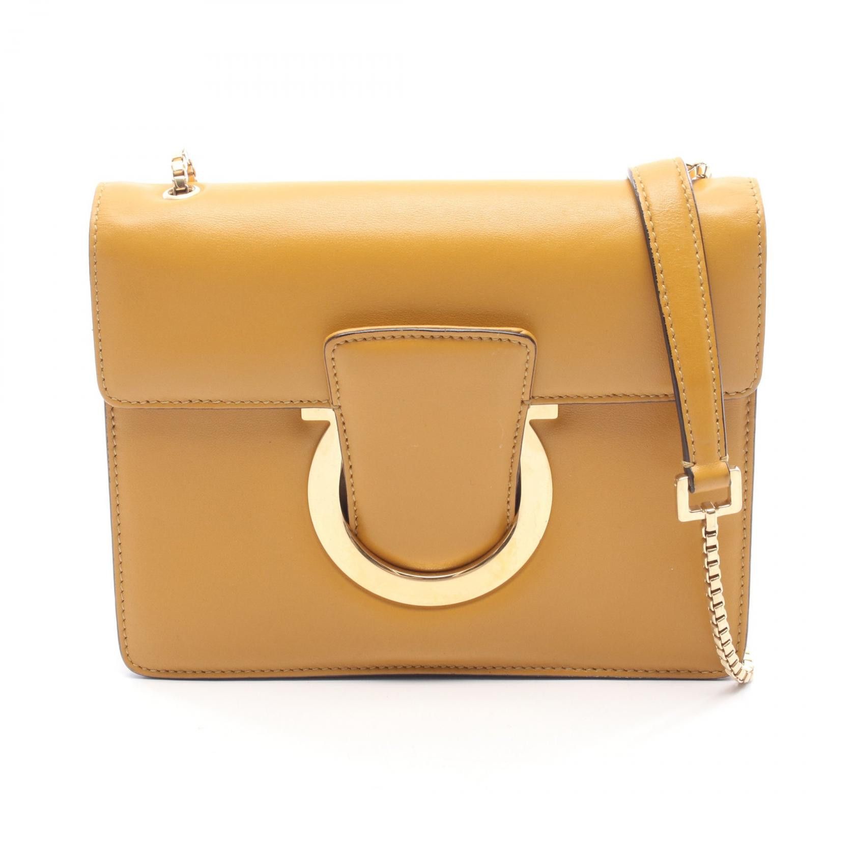 Salvatore Ferragamo Salvatore Ferragamo Salvatore Ferragamo Leather Shoulder Bag Leather Shoulder Bag DUTY FREE for USA Size ONE SIZE - 1 Thumbnail