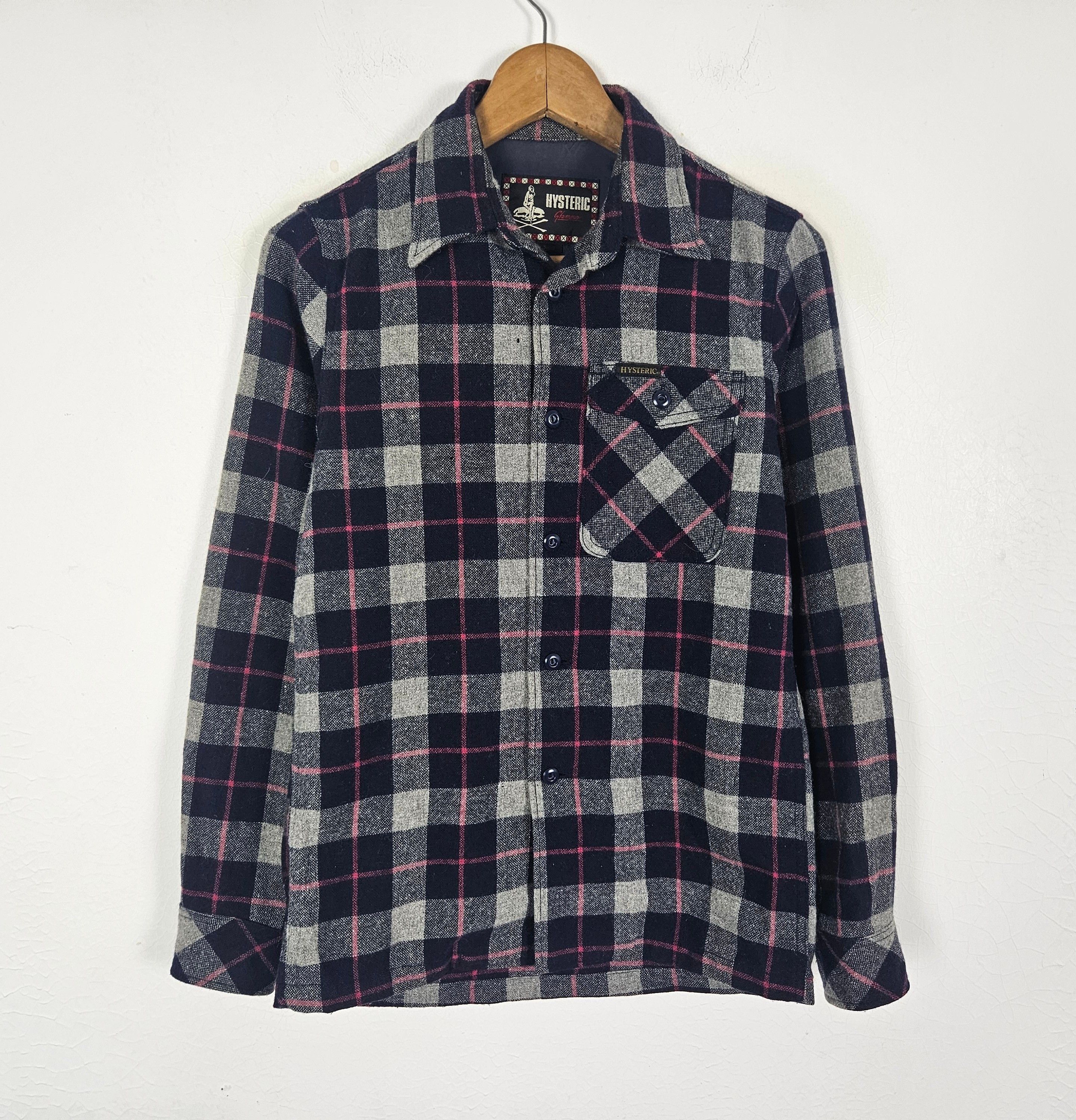 Hysteric Glamour Hysteric Glamour Flannel checkered shirt Size US M / EU 48-50 / 2 - 2 Thumbnail