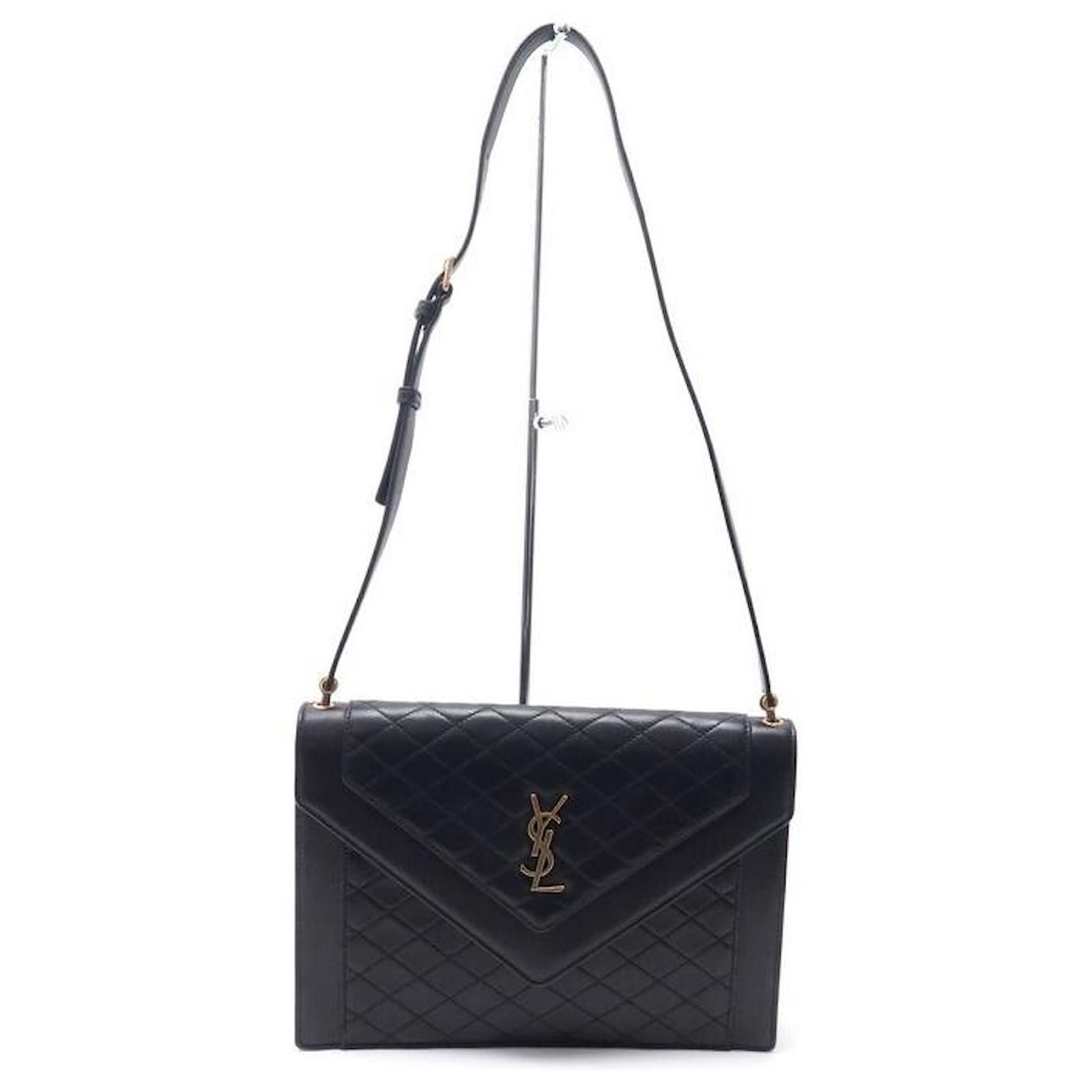 Saint Laurent Paris o1b1hav110824 Size: OS / Gaby Satchel Bag Lambskin in Black Size ONE SIZE - 2 Thumbnail