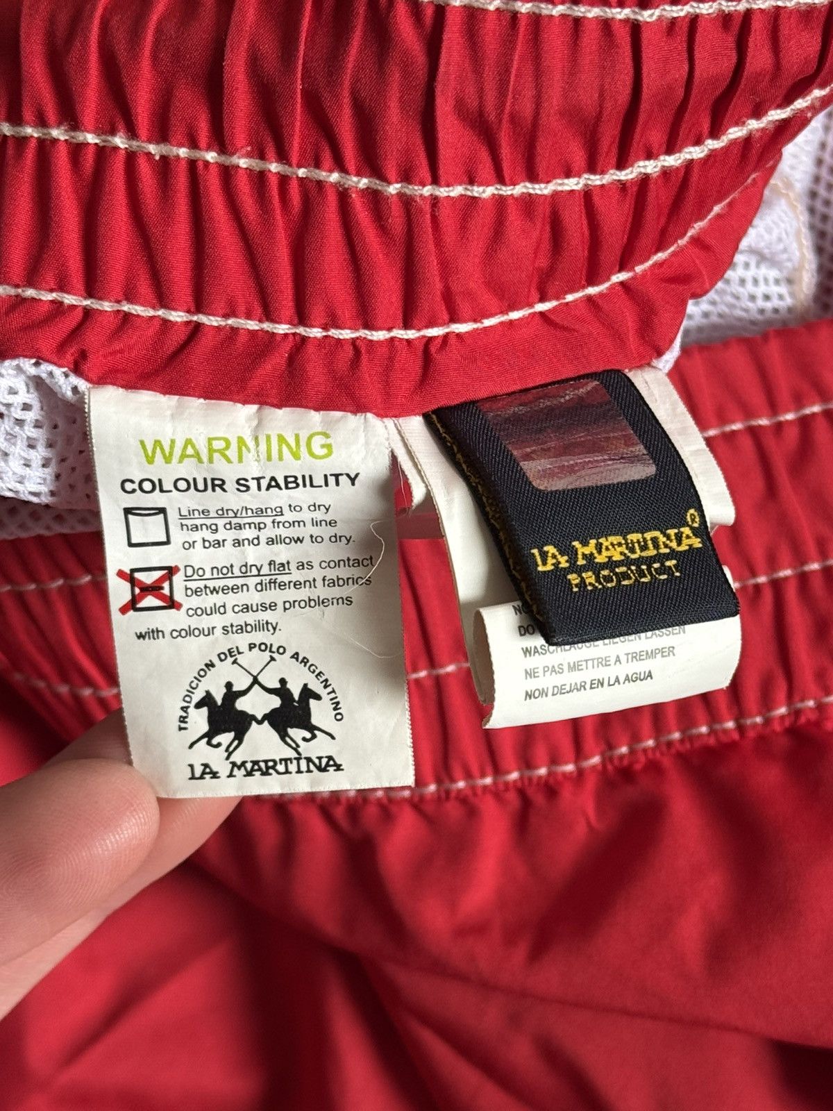 La Martina La Martina S/size red summer shorts 🩳 casual swim beach 🏝️ Size US 32 / EU 48 - 9 Thumbnail