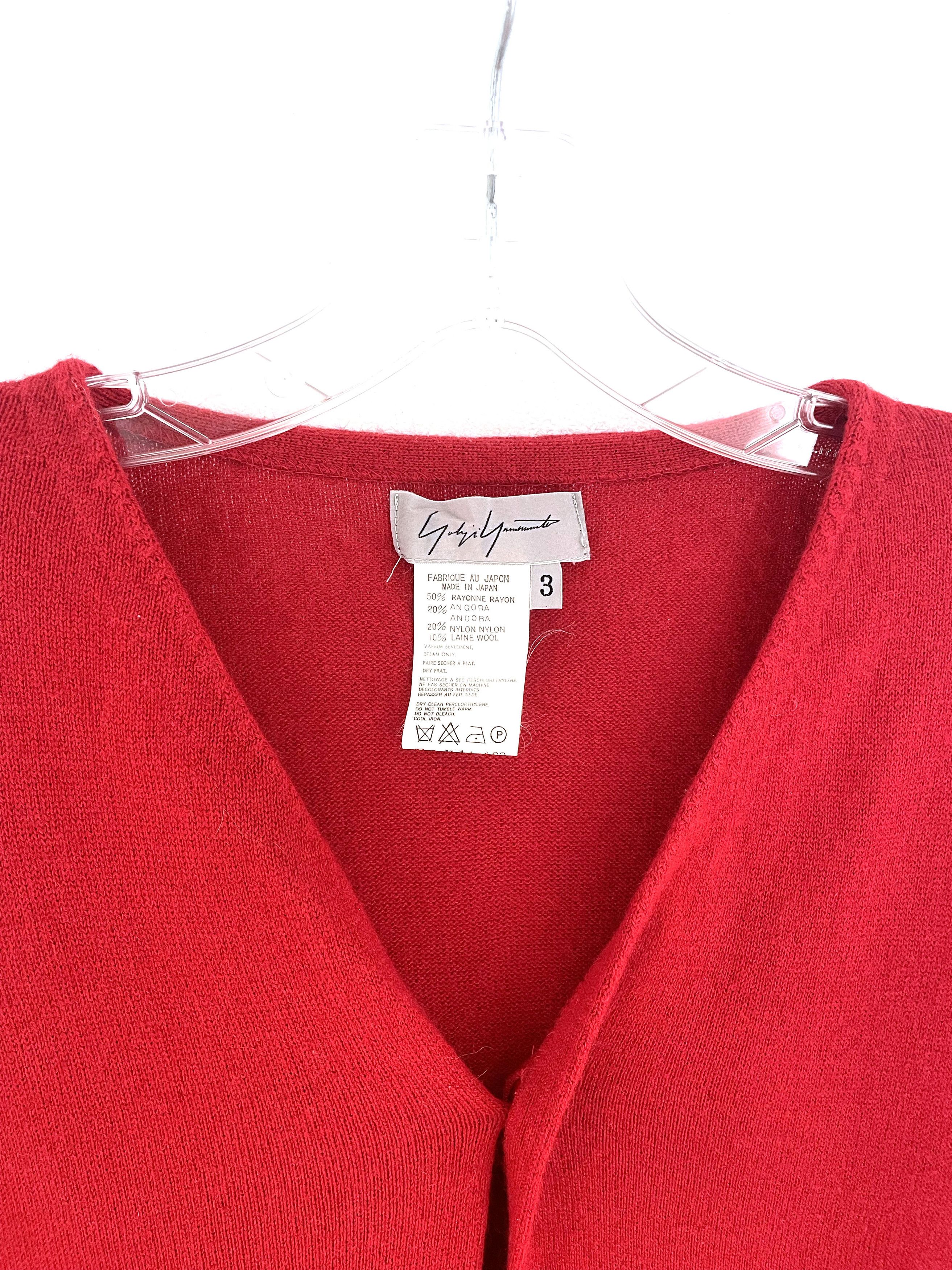 Yohji Yamamoto Angora Cardigan Size US S / EU 44-46 / 1 - 3 Thumbnail