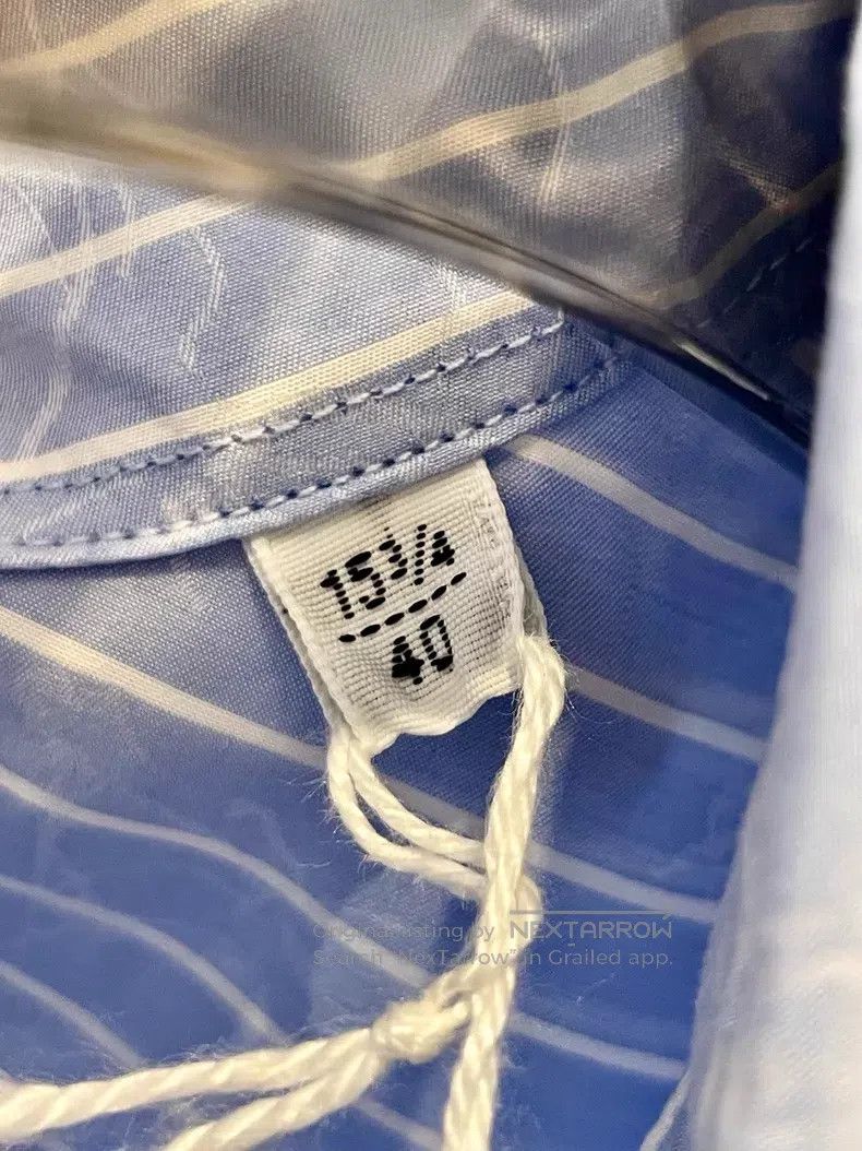 Hermes Hermes Short Sleeve Straight Single Breasted Shirt, Glacie Size US XXS / EU 40 - 5 Thumbnail