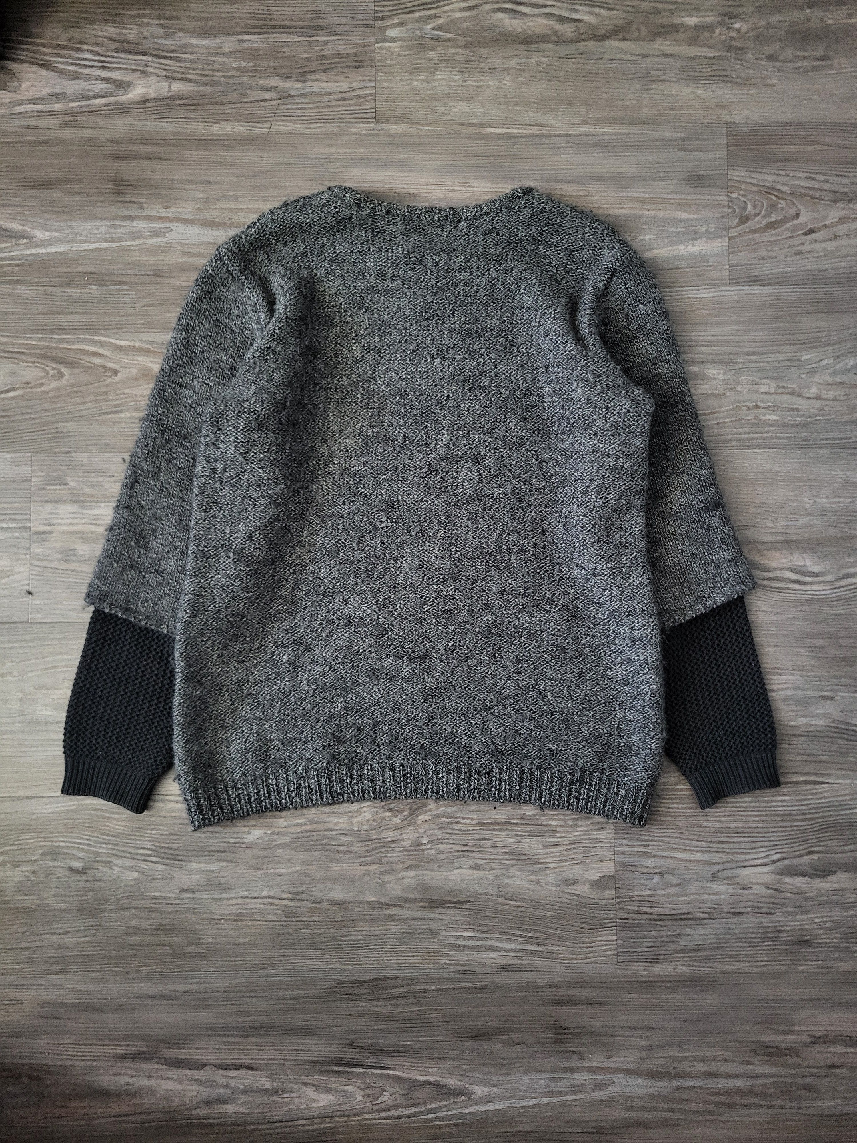 Undercover Undercover AW03 Wool Mesh Sweater Paper Doll Size US L / EU 52-54 / 3 - 2 Thumbnail
