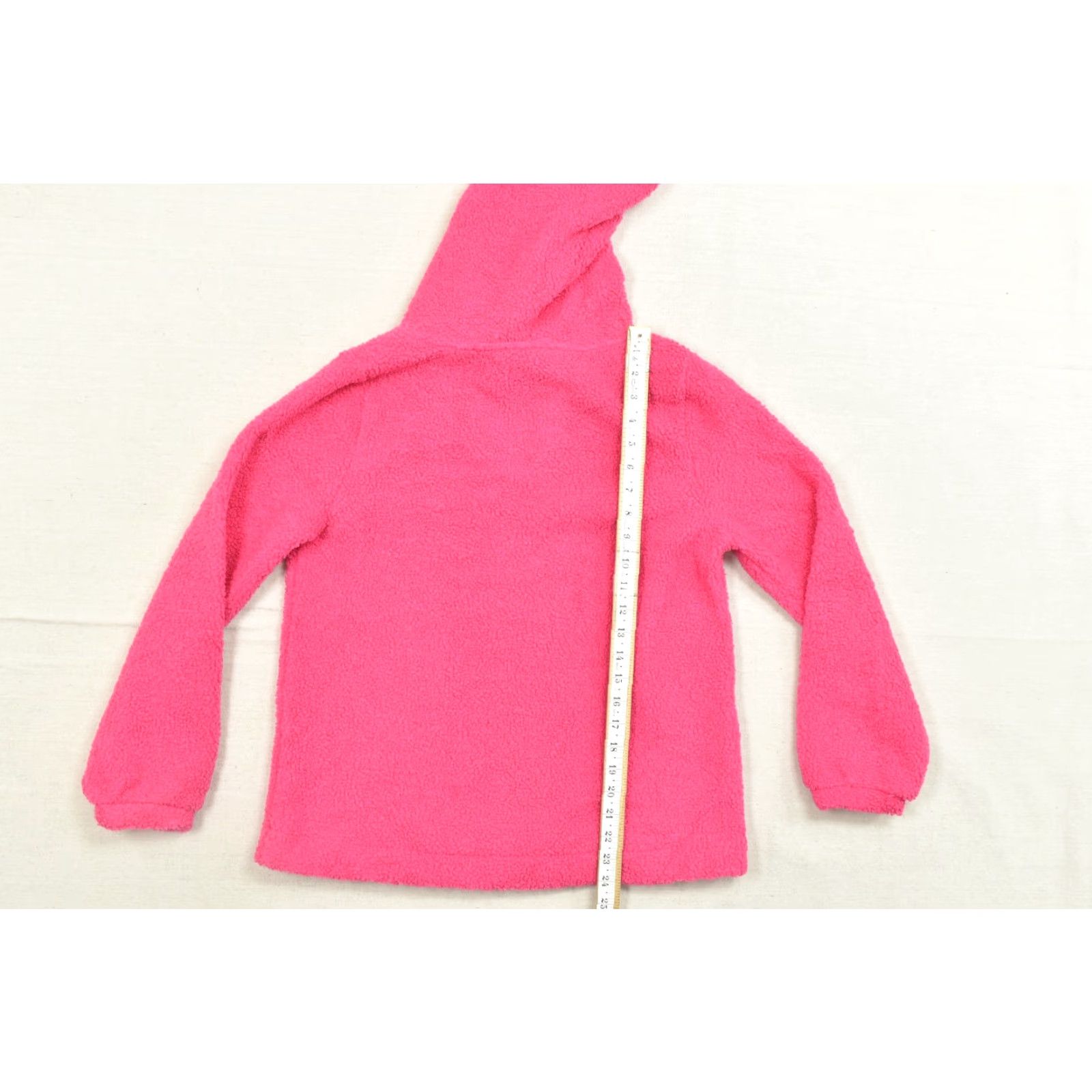 Loft LOFT Women's Small Pink Sherpa Fleece Hoodie Pullover Sweatshirt Pullover Knit Sweater Winter Fall Spring Casual Womens Size S / US 4 / IT 40 - 4 Thumbnail