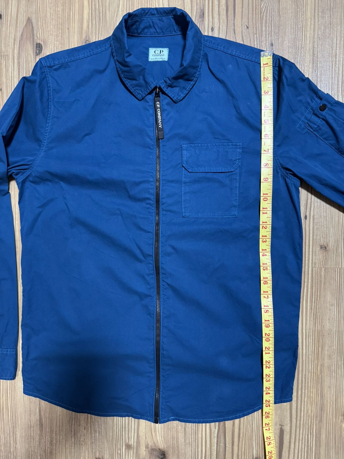 C.P. Company C.P. Company Lens Overshirt Blue Size 14Y Fits Mens XS Size US XXS / EU 40 - 24 Thumbnail